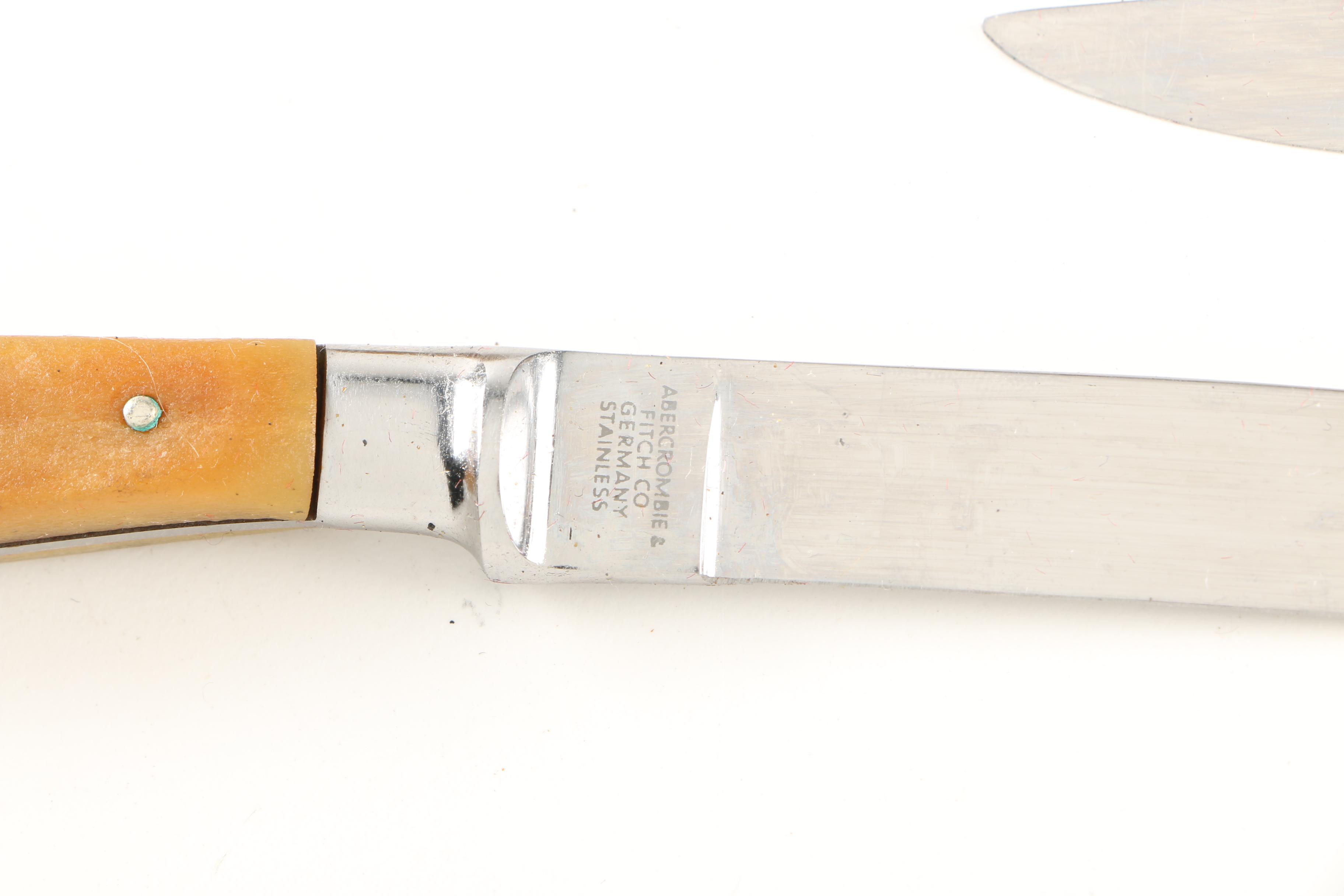 Abercrombie & Fitch Stag Handle Knives