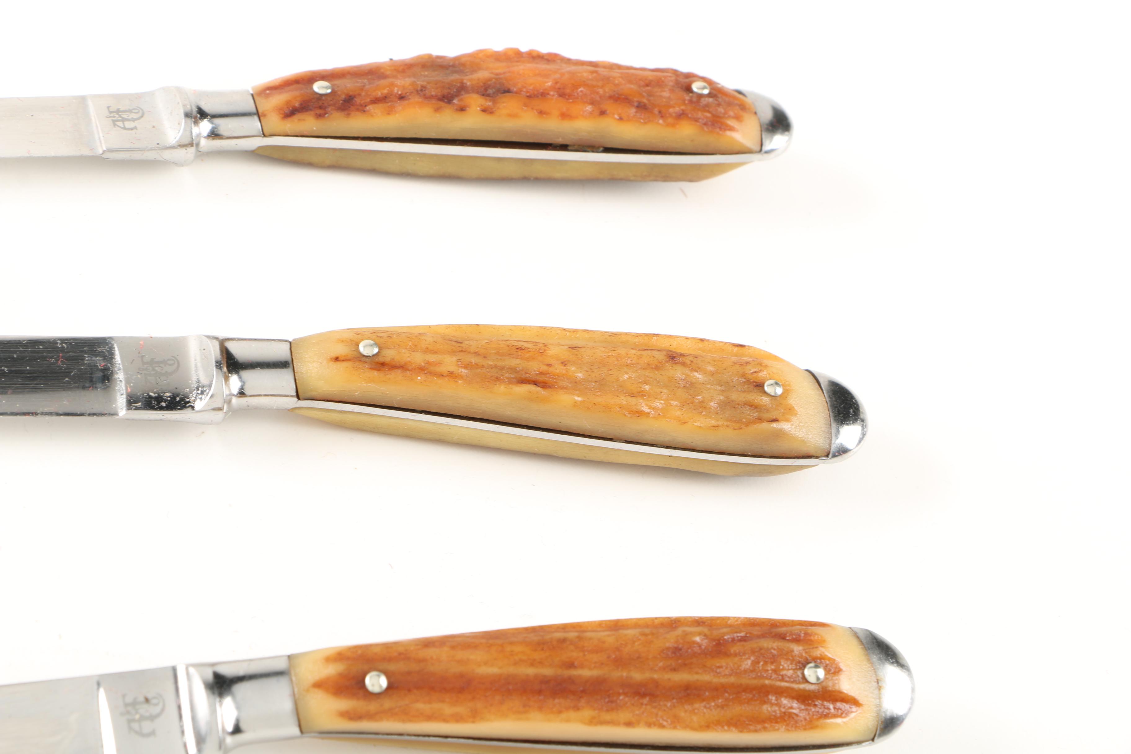Abercrombie & Fitch Stag Handle Knives