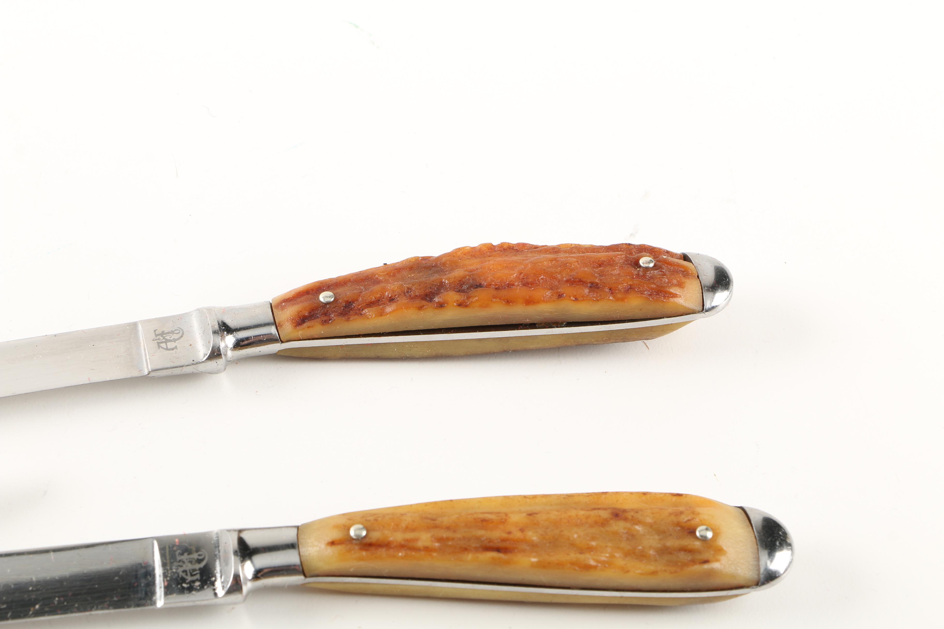 Abercrombie & Fitch Stag Handle Knives