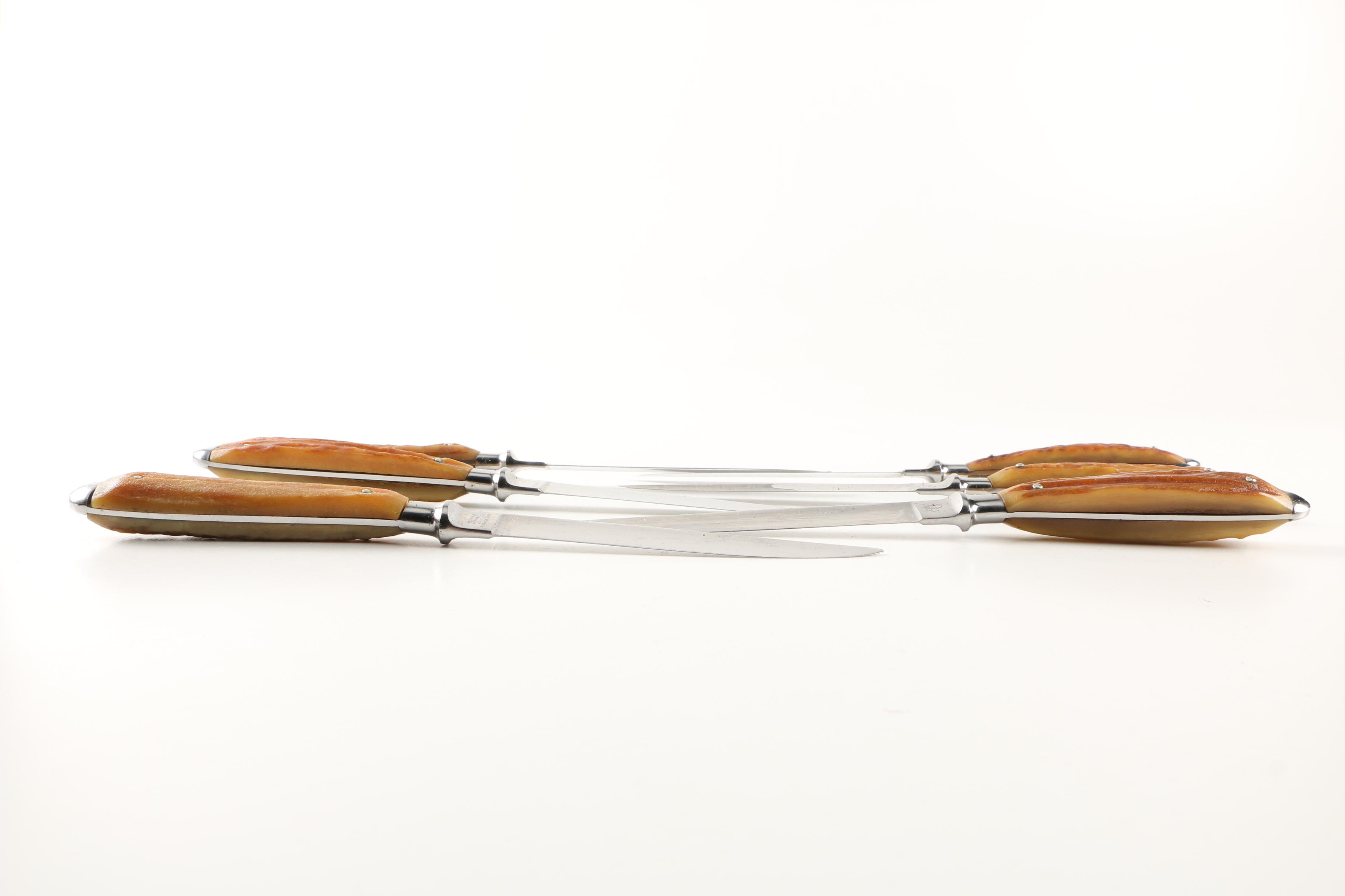 Abercrombie & Fitch Stag Handle Knives