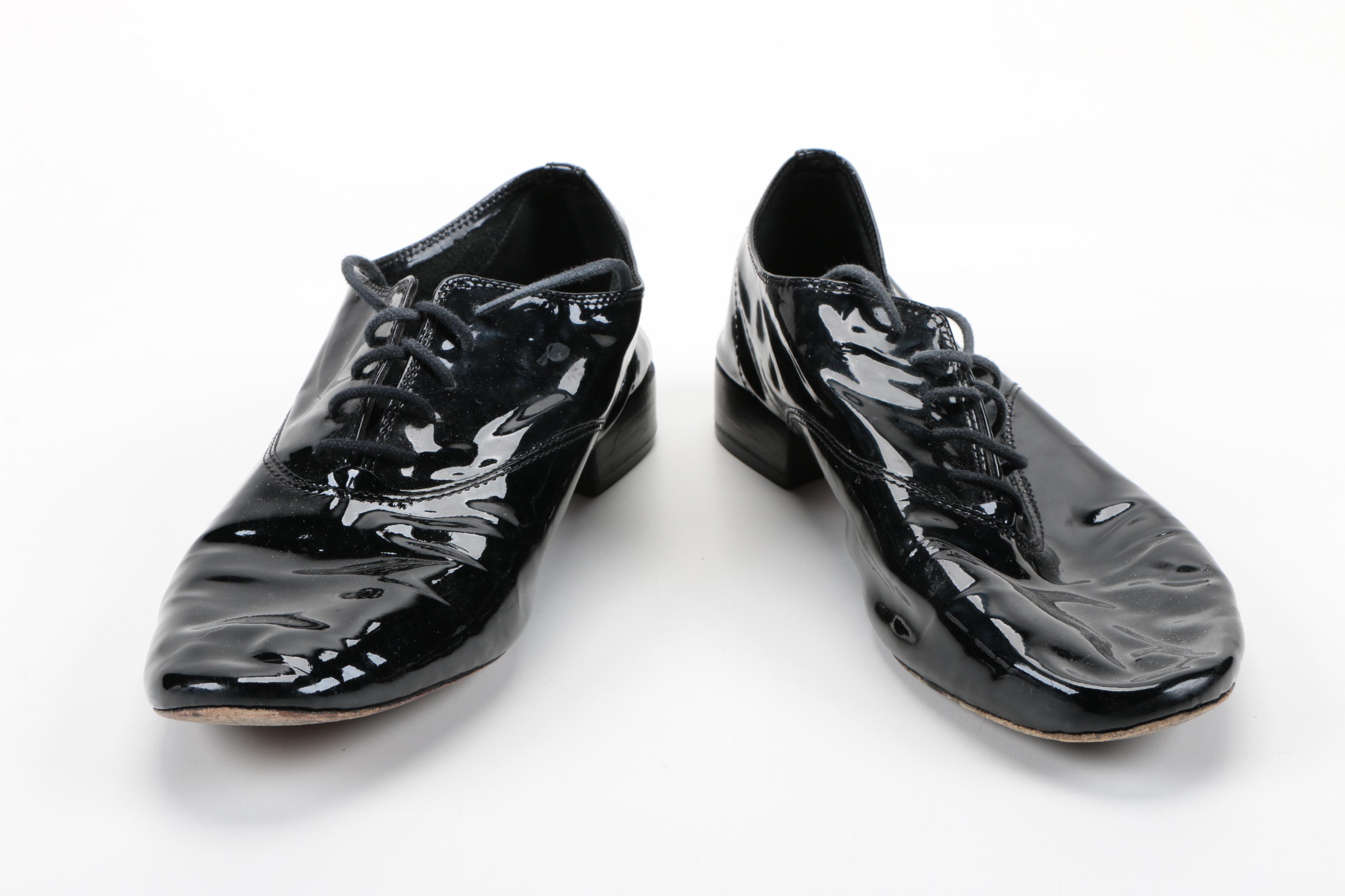 Repetto Paris Patent Leather Oxfords