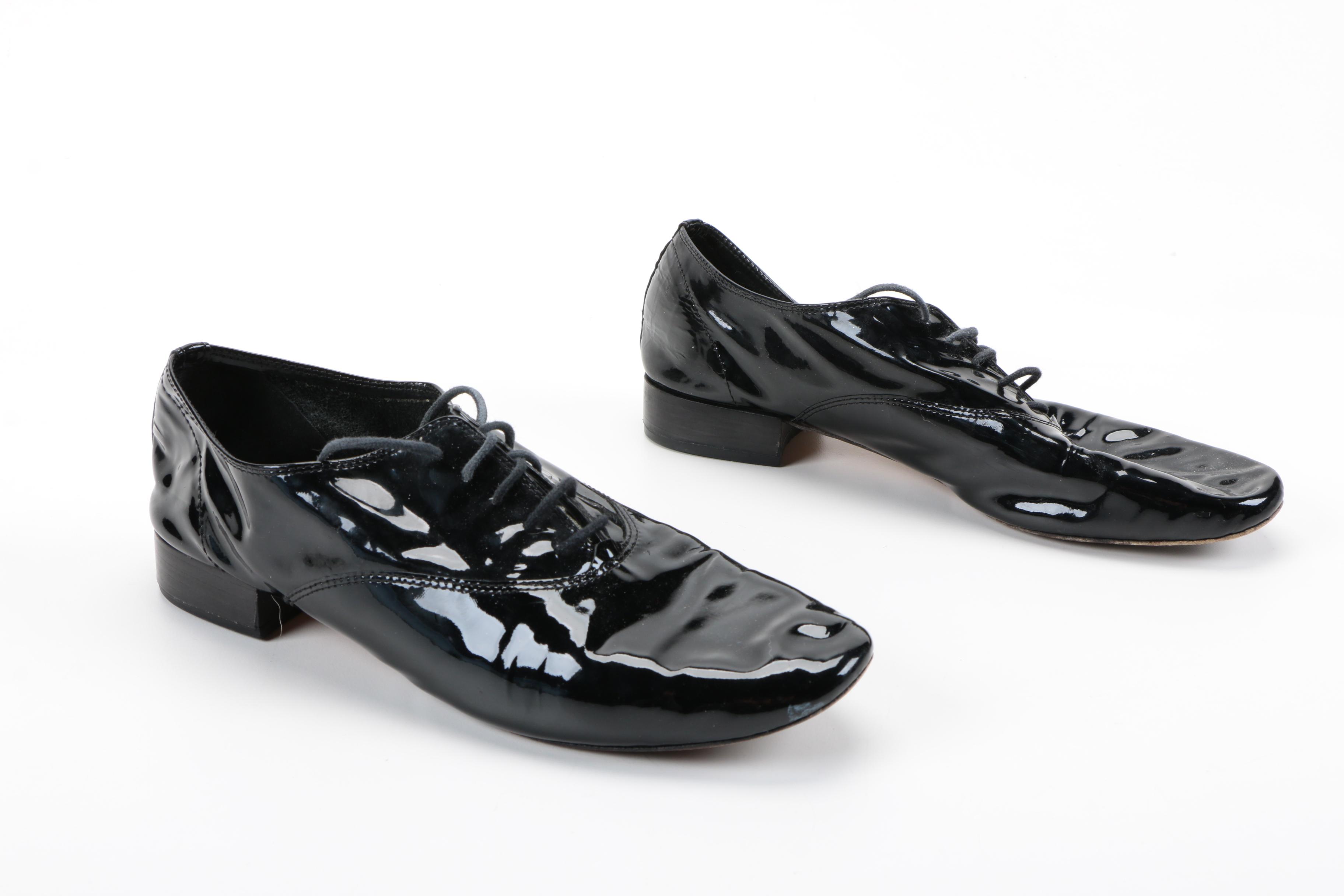 Repetto Paris Patent Leather Oxfords