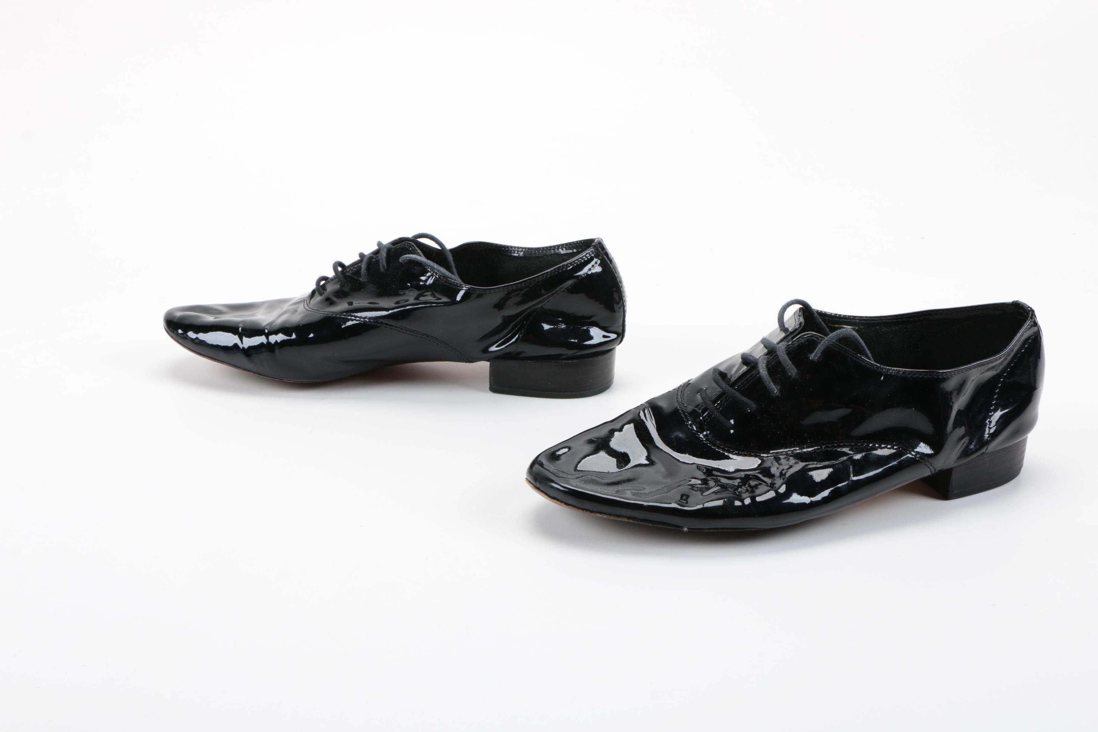 Repetto Paris Patent Leather Oxfords