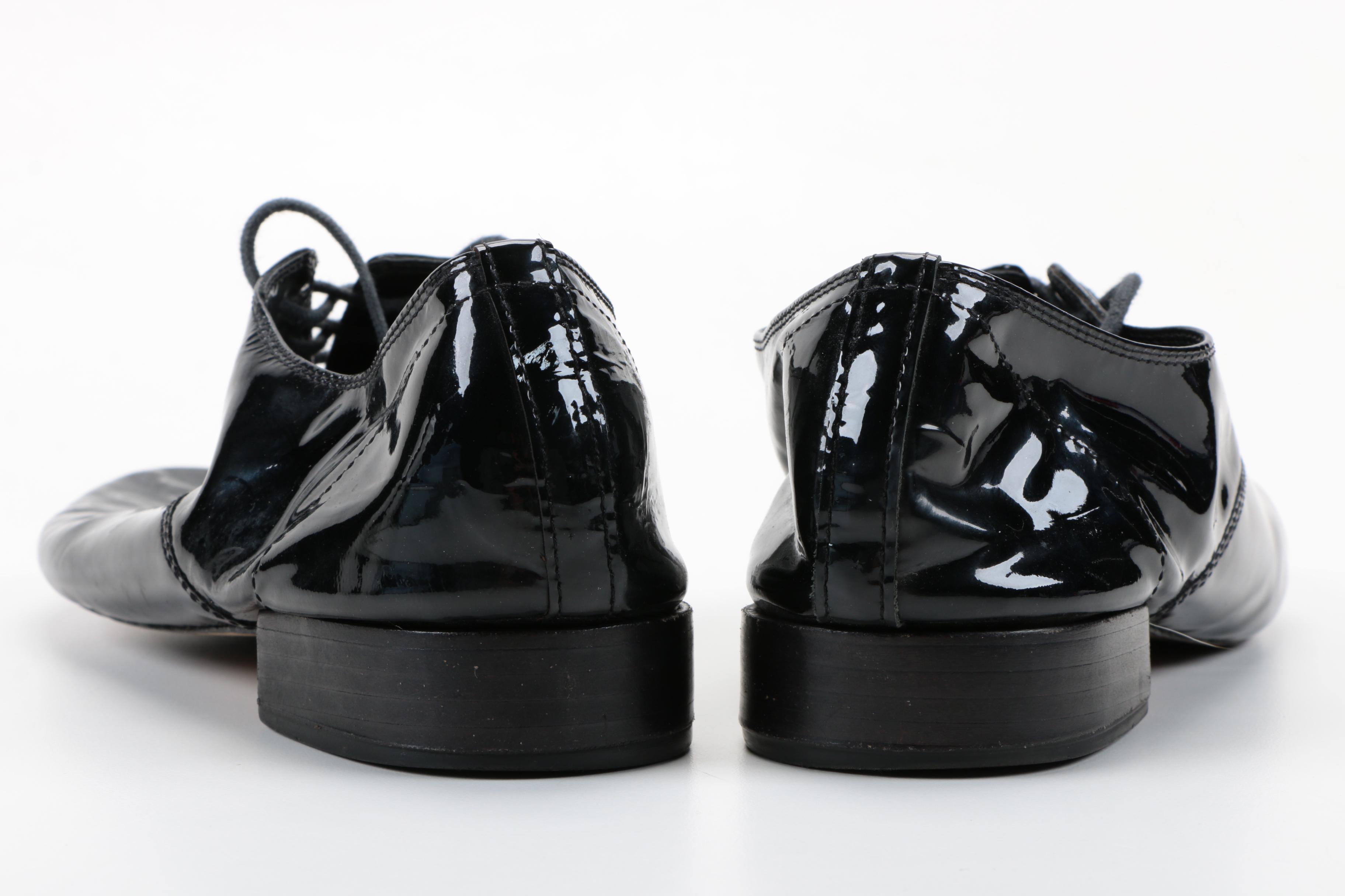 Repetto Paris Patent Leather Oxfords