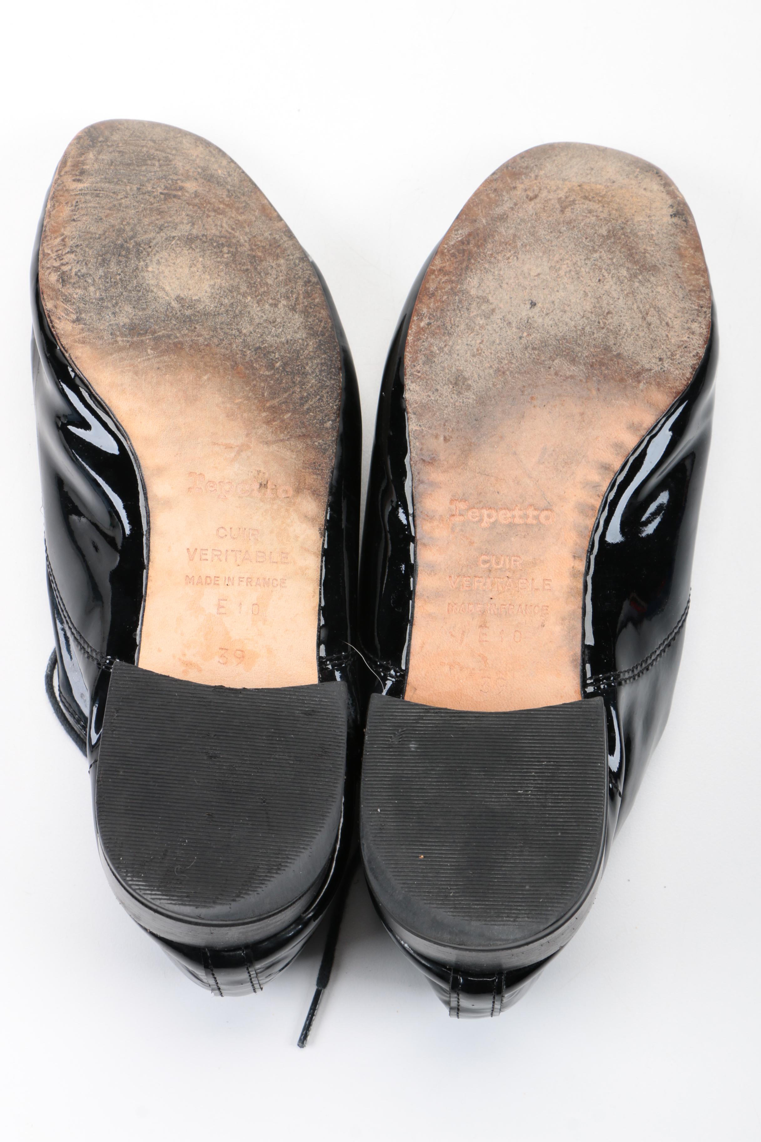 Repetto Paris Patent Leather Oxfords