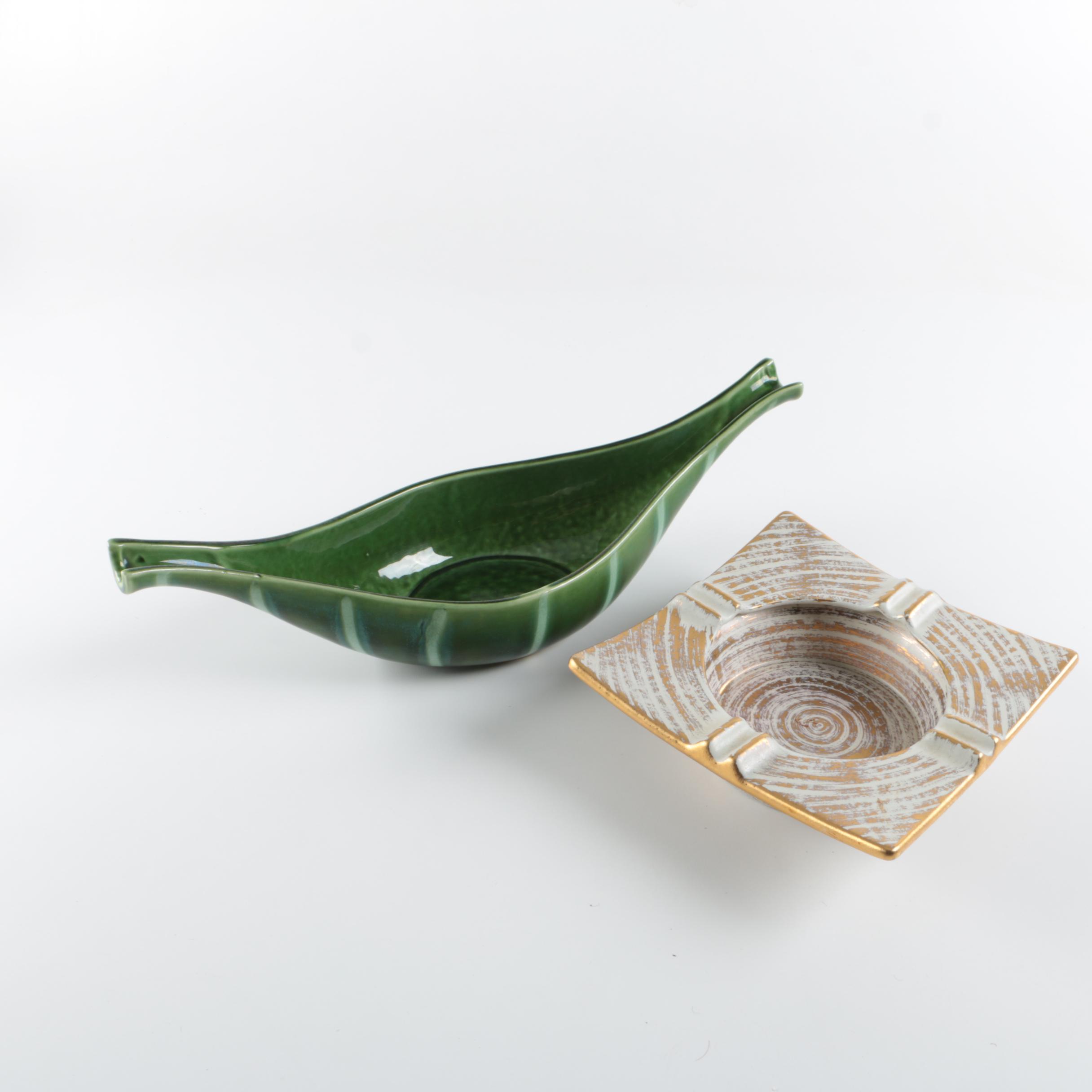 Hull Bowl and Royal Haeger Ash Receiver