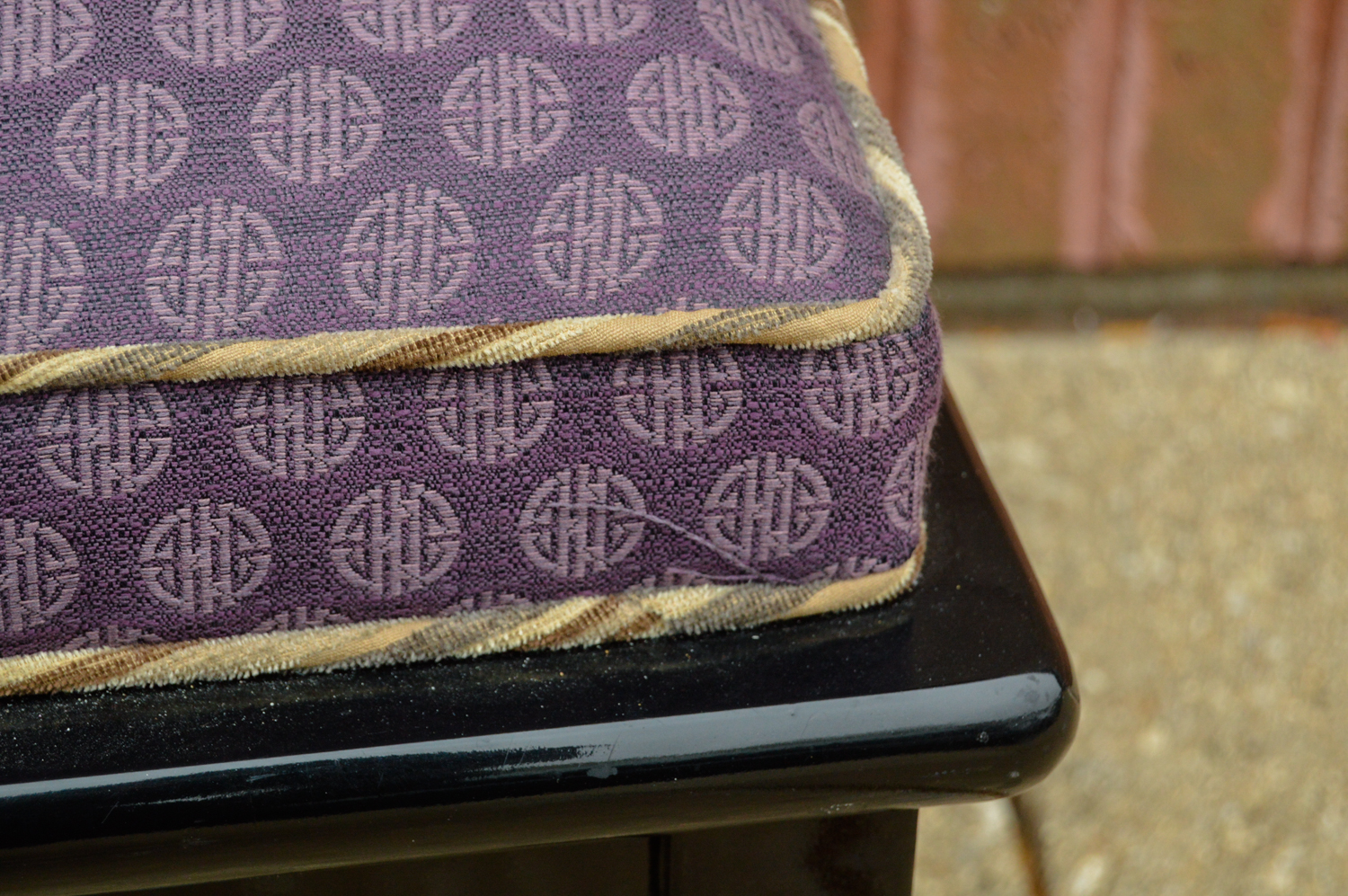 Pair of Chinese Style Armchairs and Ottoman