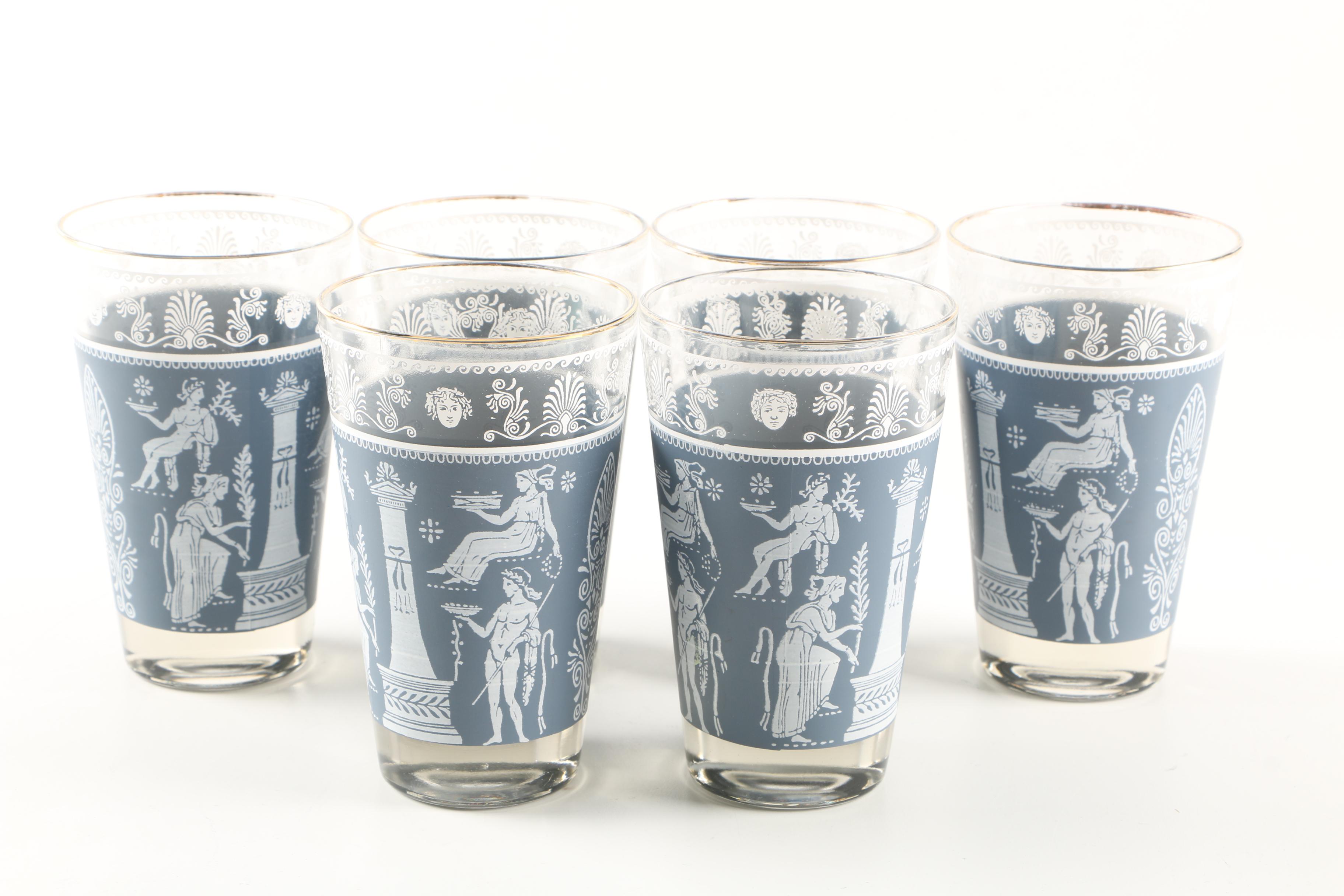 Jeanette Glass Company "Hellenic" Drinking Glasses