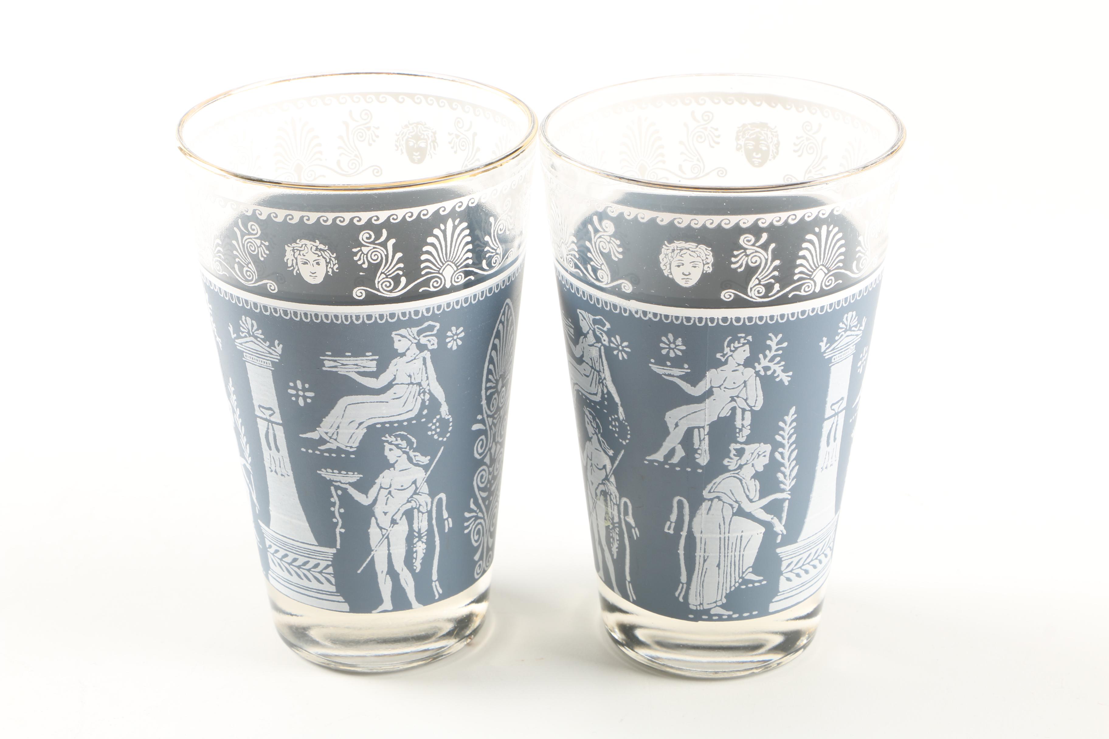 Jeanette Glass Company "Hellenic" Drinking Glasses