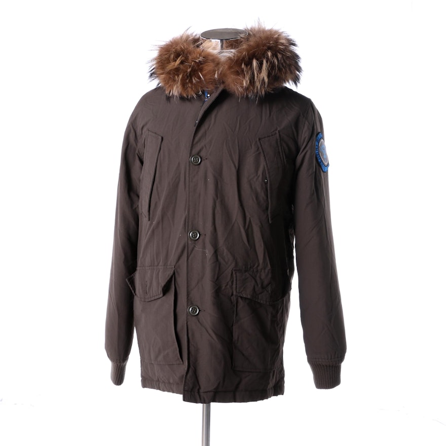 Mens Superdry Rescue Army Coat
