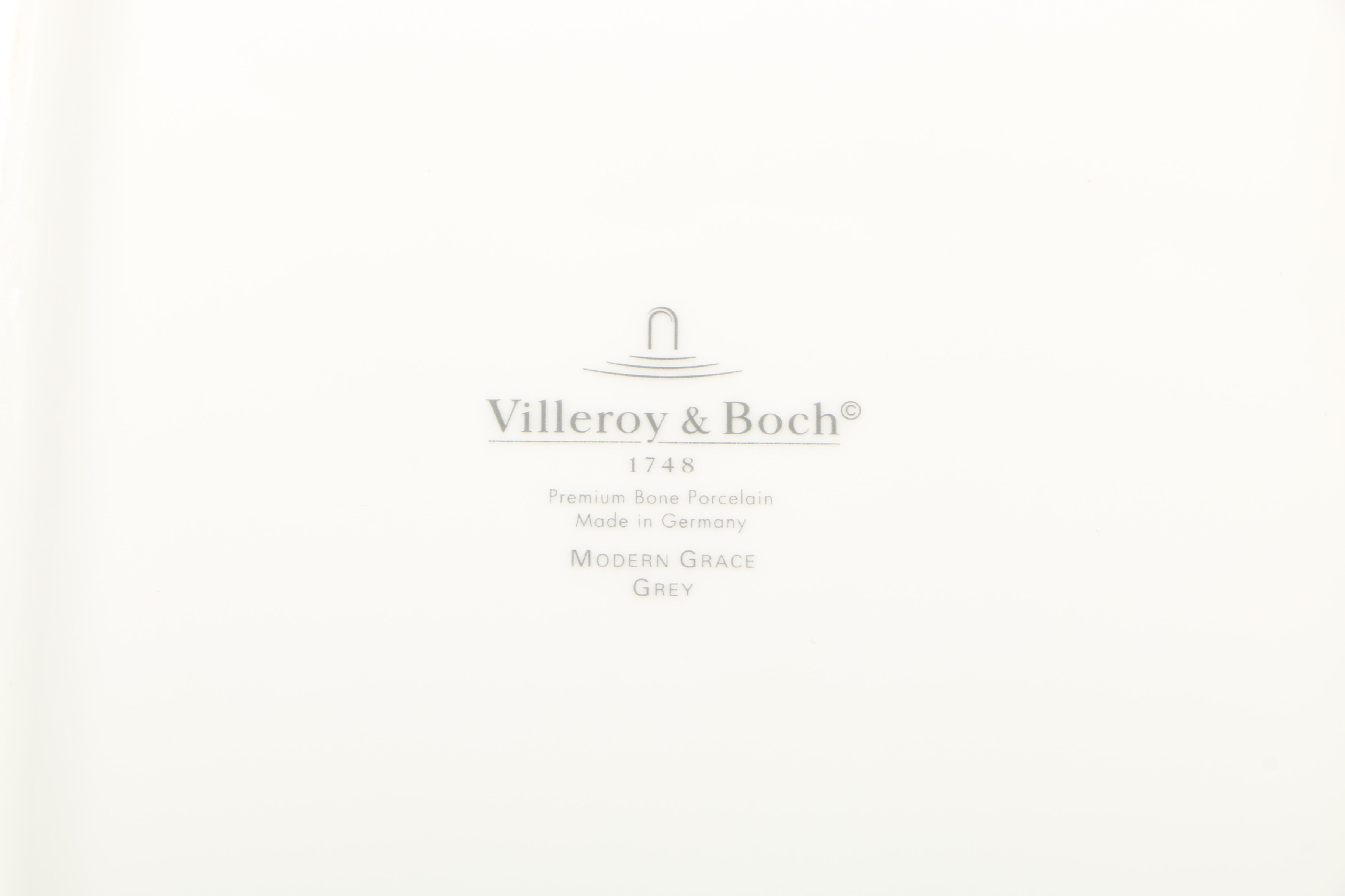 Villeroy & Boch "Modern Grace Grey" Tableware