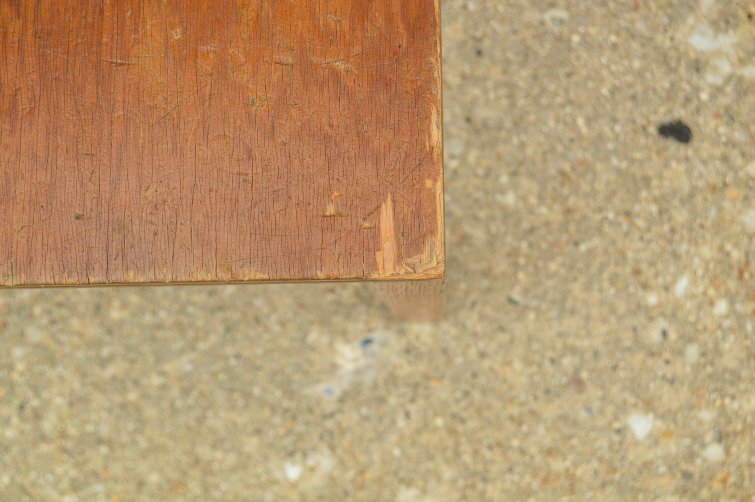 Vintage Mid-Century Oak Gossip Table