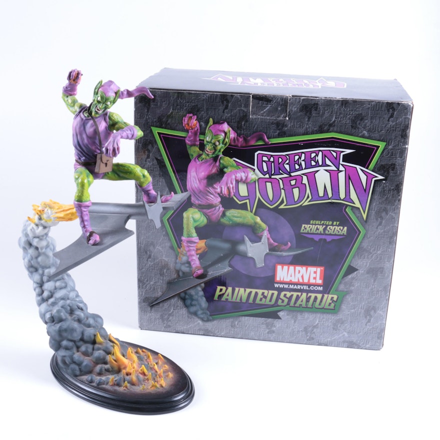 Limited Edition Green Goblin Painted Statue