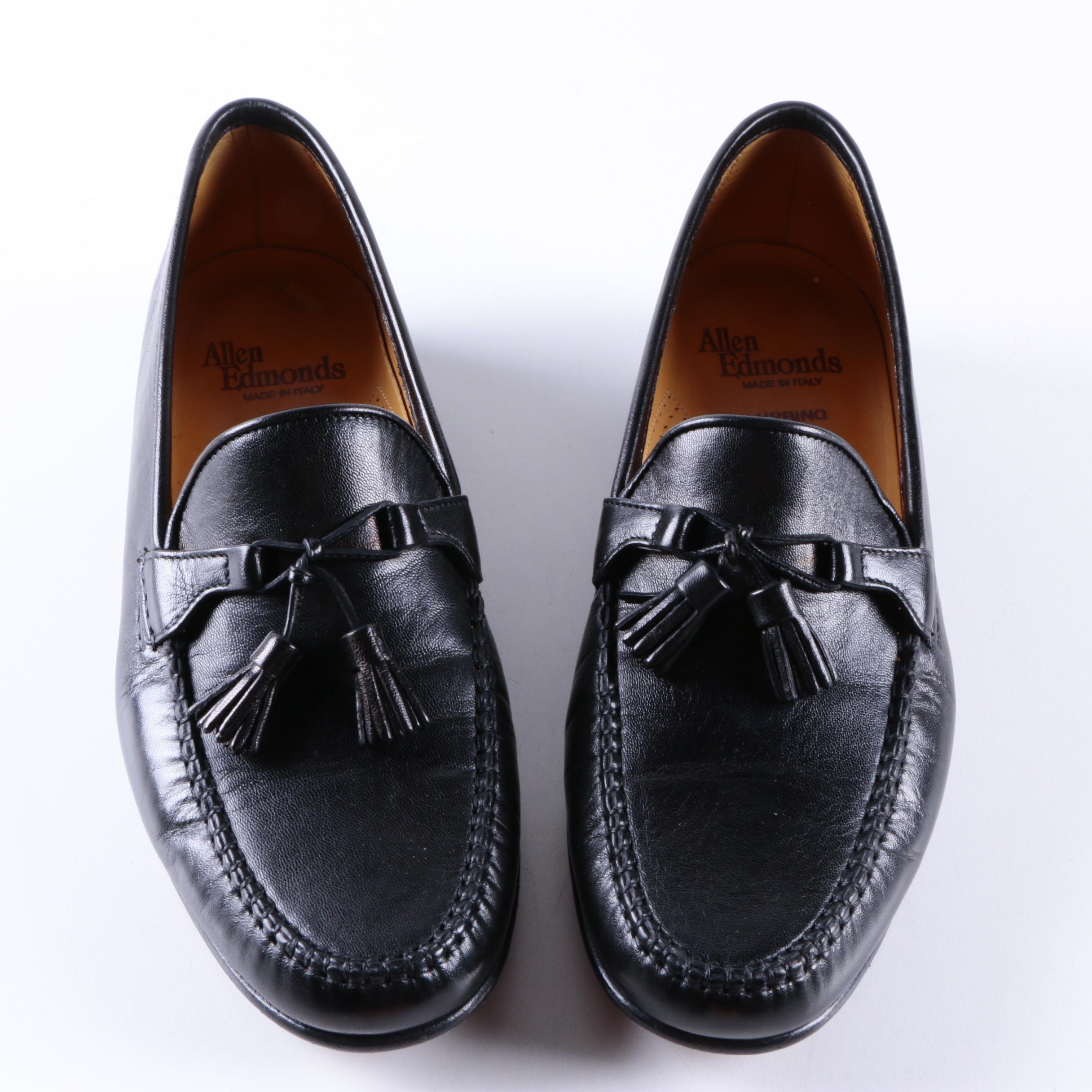Allen Edmonds Black Leather Loafers