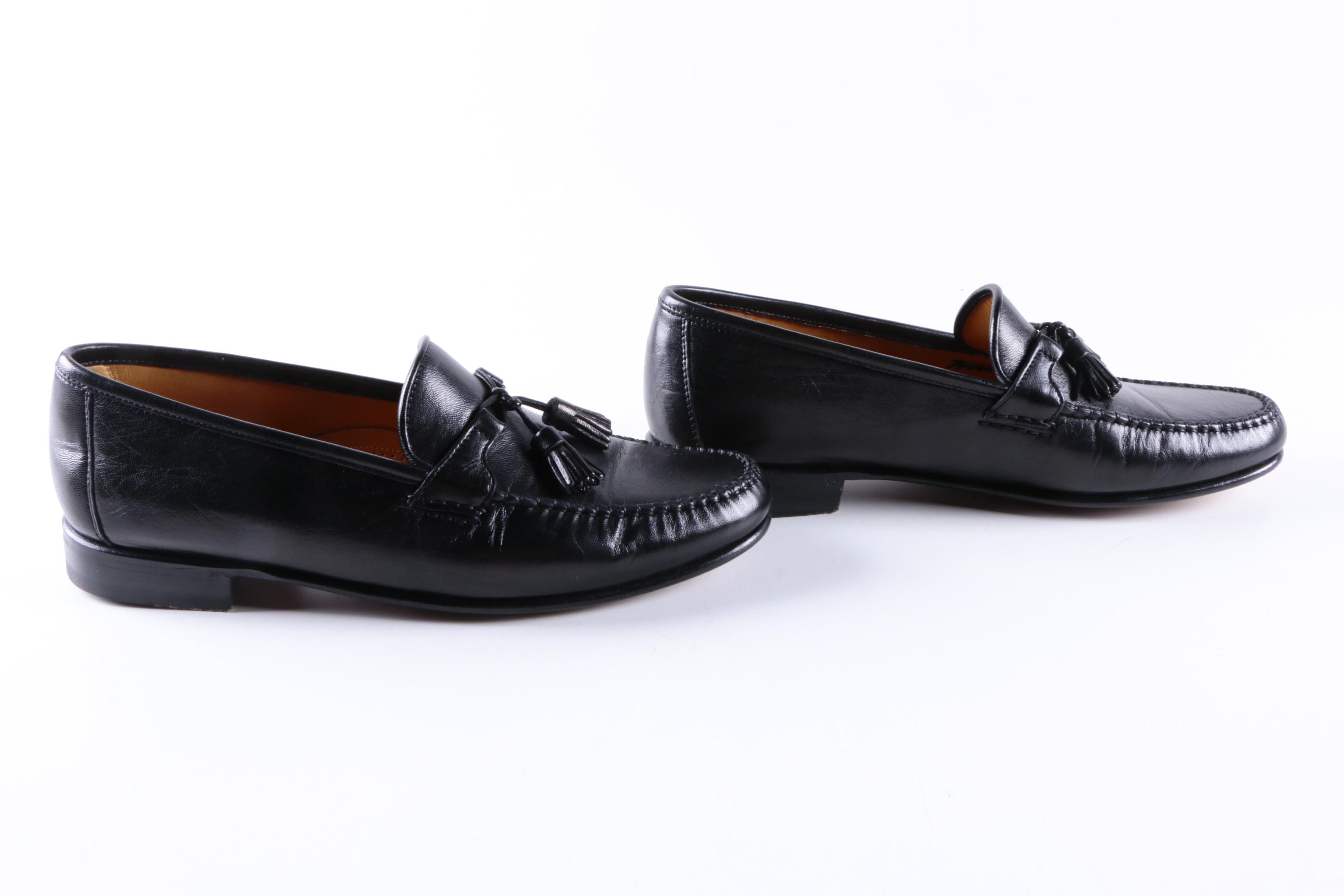 Allen Edmonds Black Leather Loafers