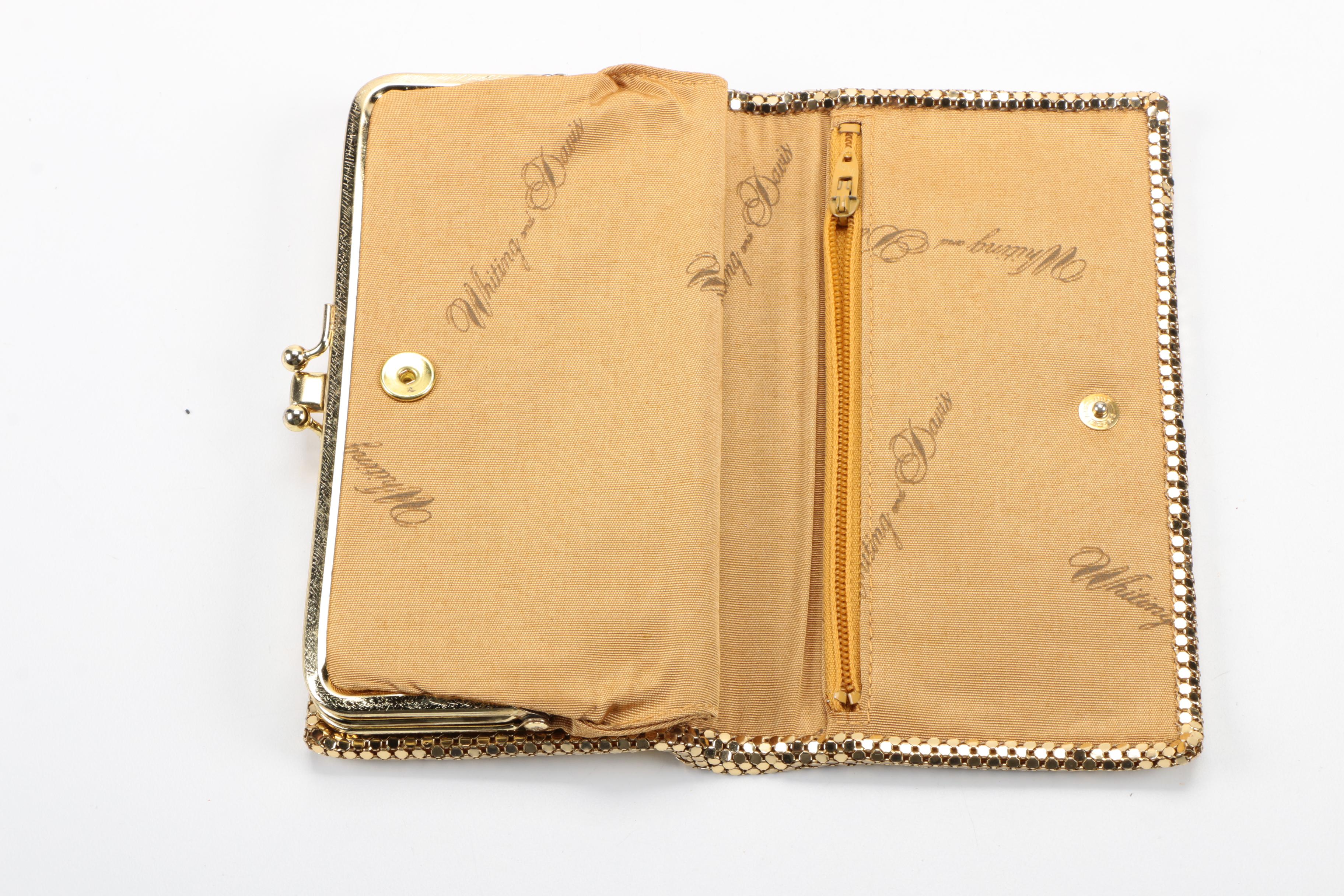 Whiting & Davis Mesh Wallet and Clutch