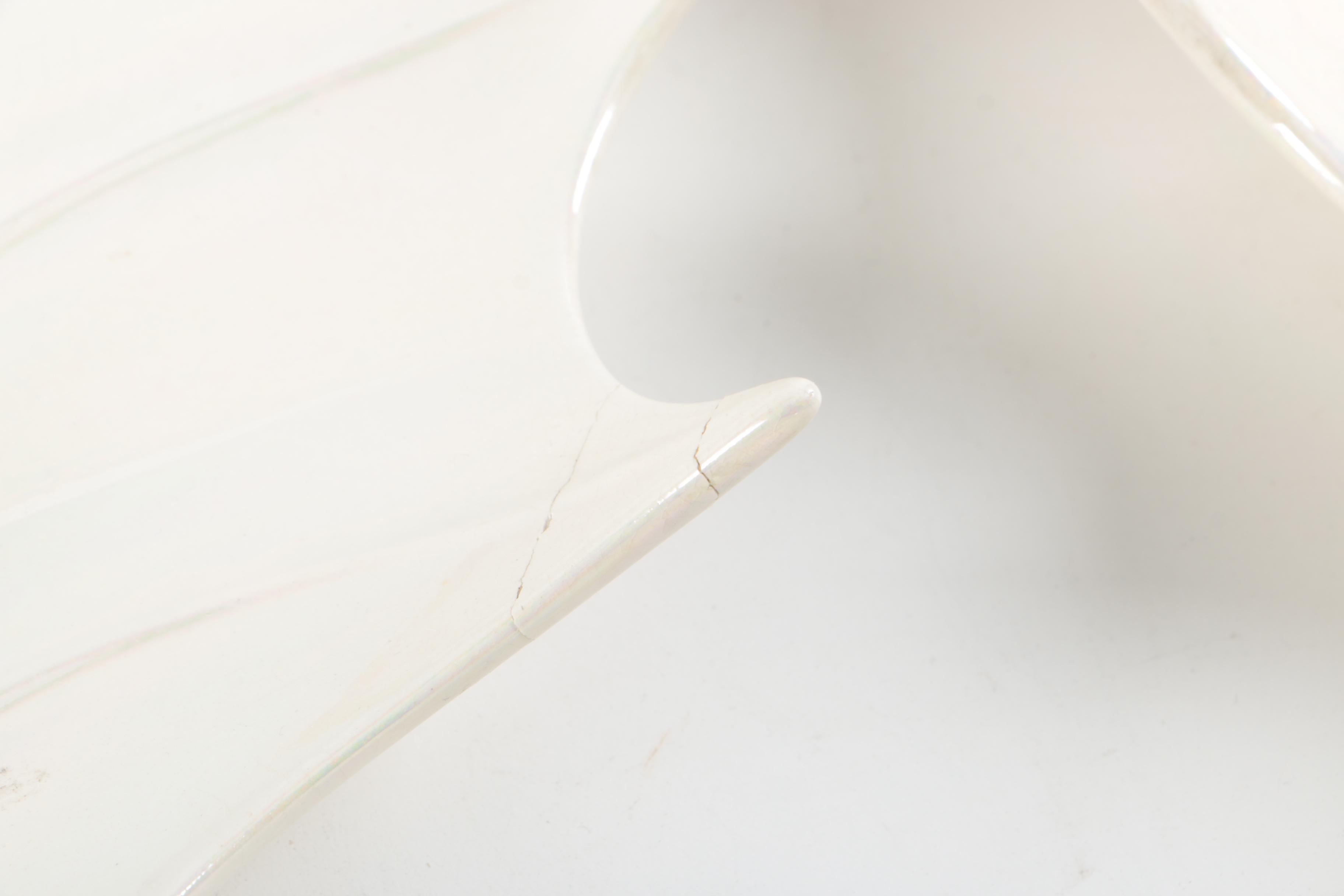 Assortment of White Luster Holiday Dishes