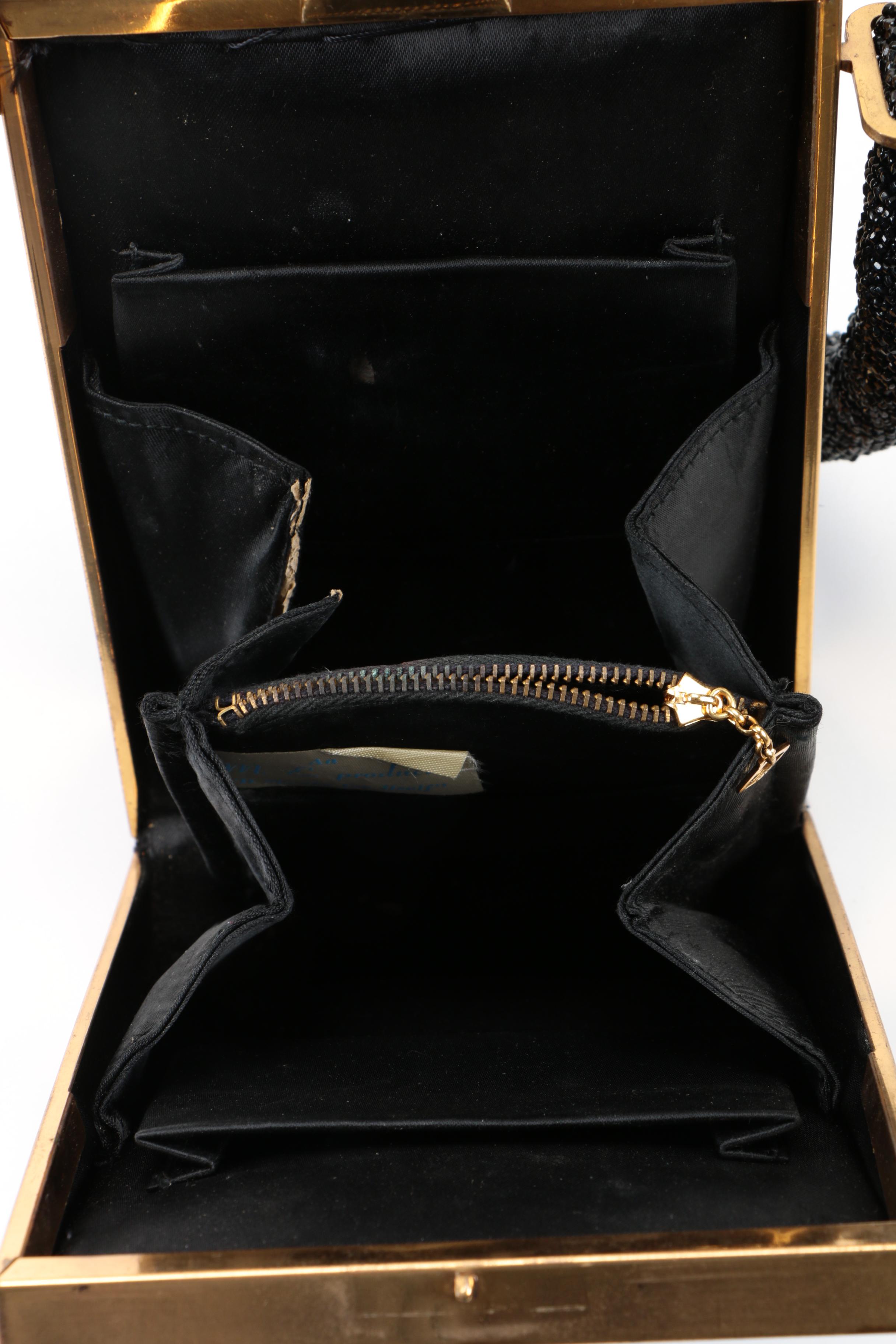 Vintage An M.E. Product Beaded Occasion Handbag