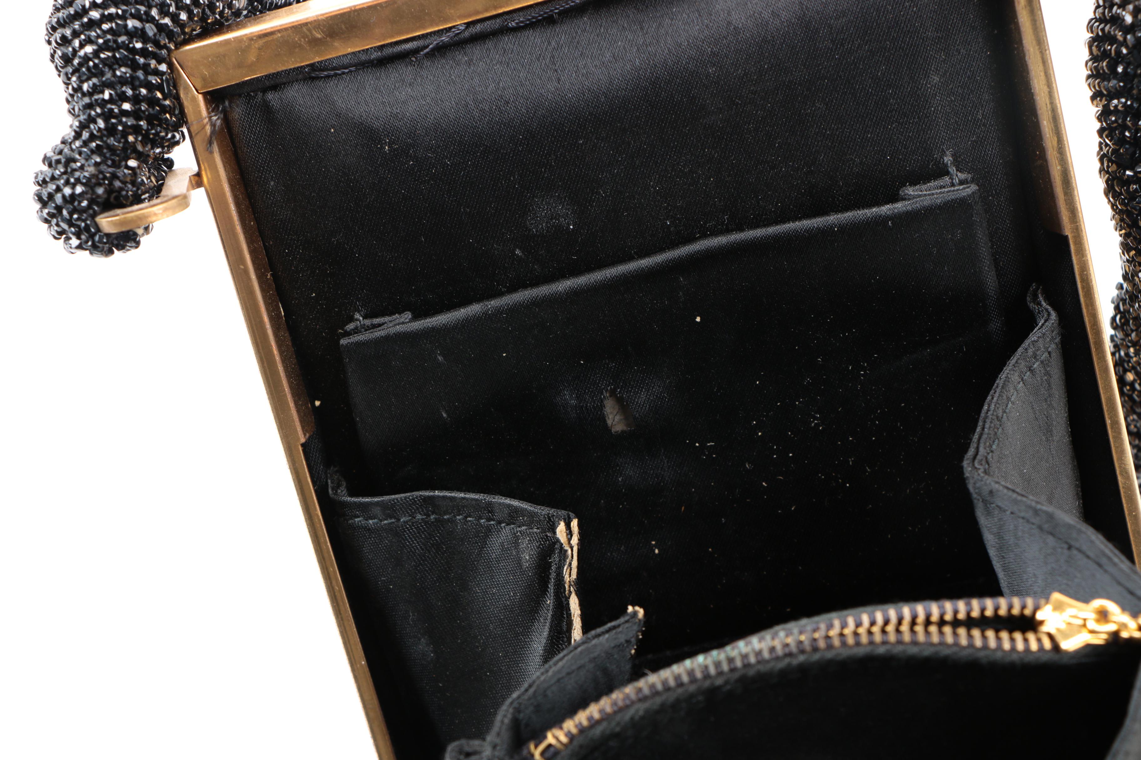 Vintage An M.E. Product Beaded Occasion Handbag