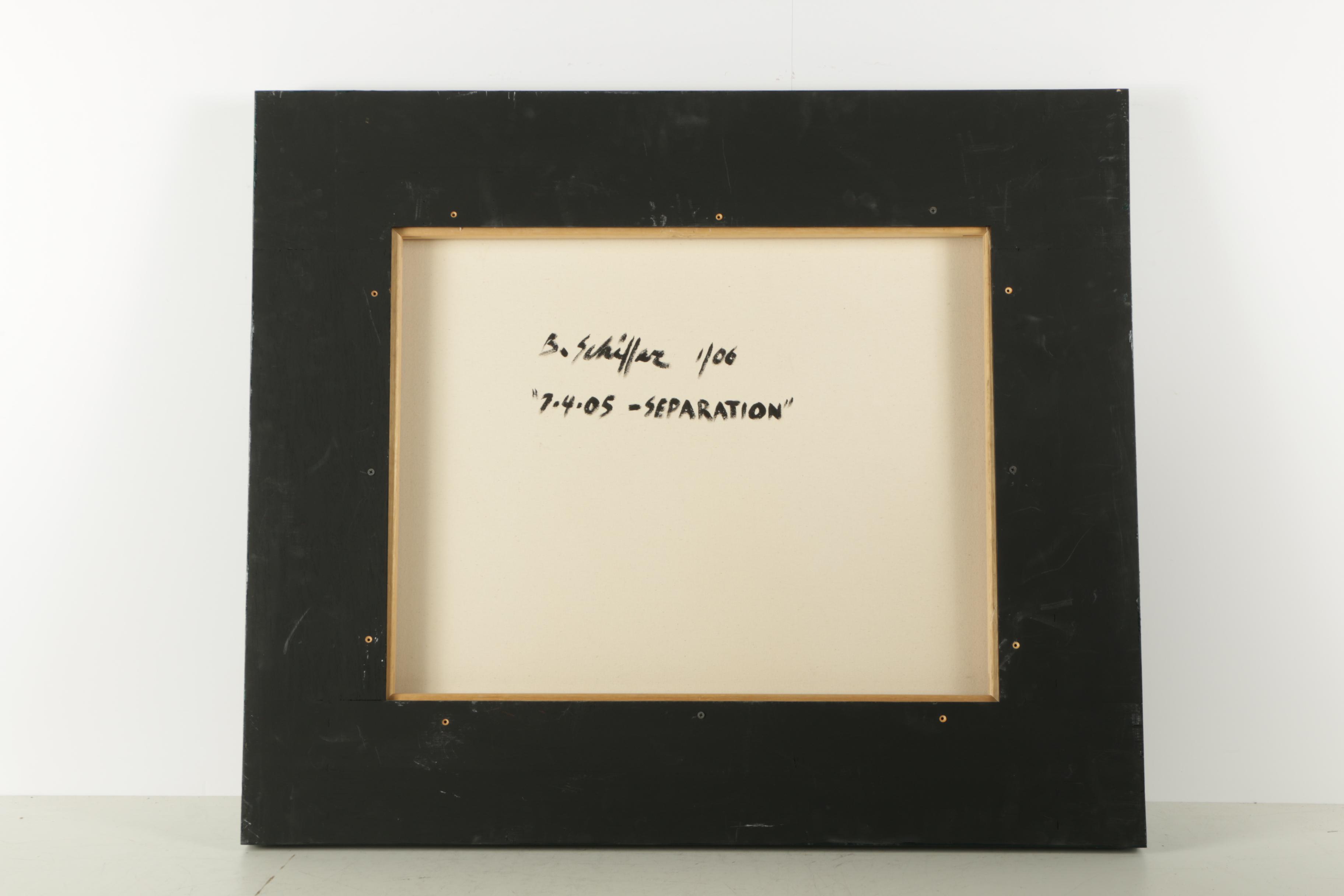 Bill Schiffer Oil Painting on Canvas "Separation"