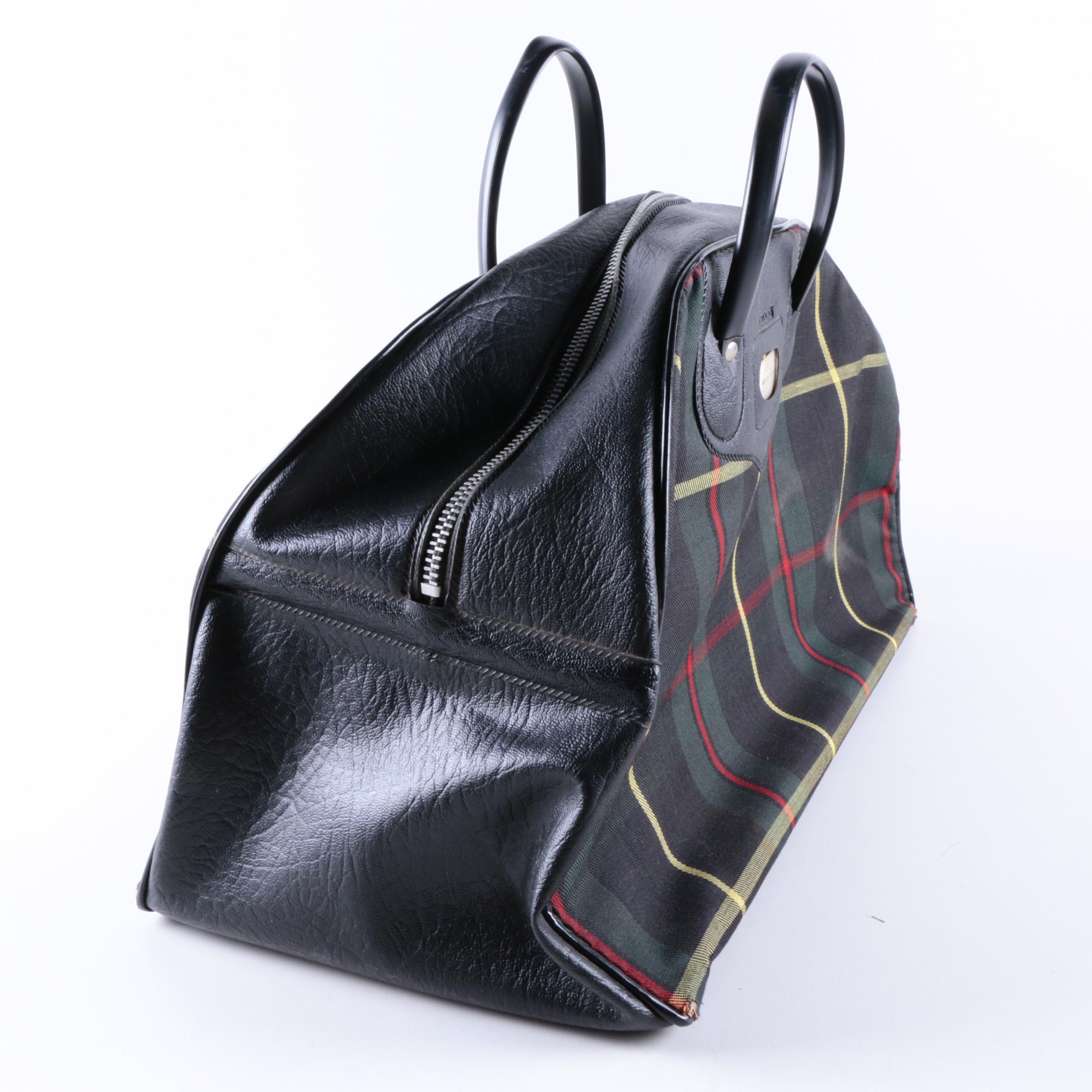 Peter's Leather and Tartan Weekend Bag