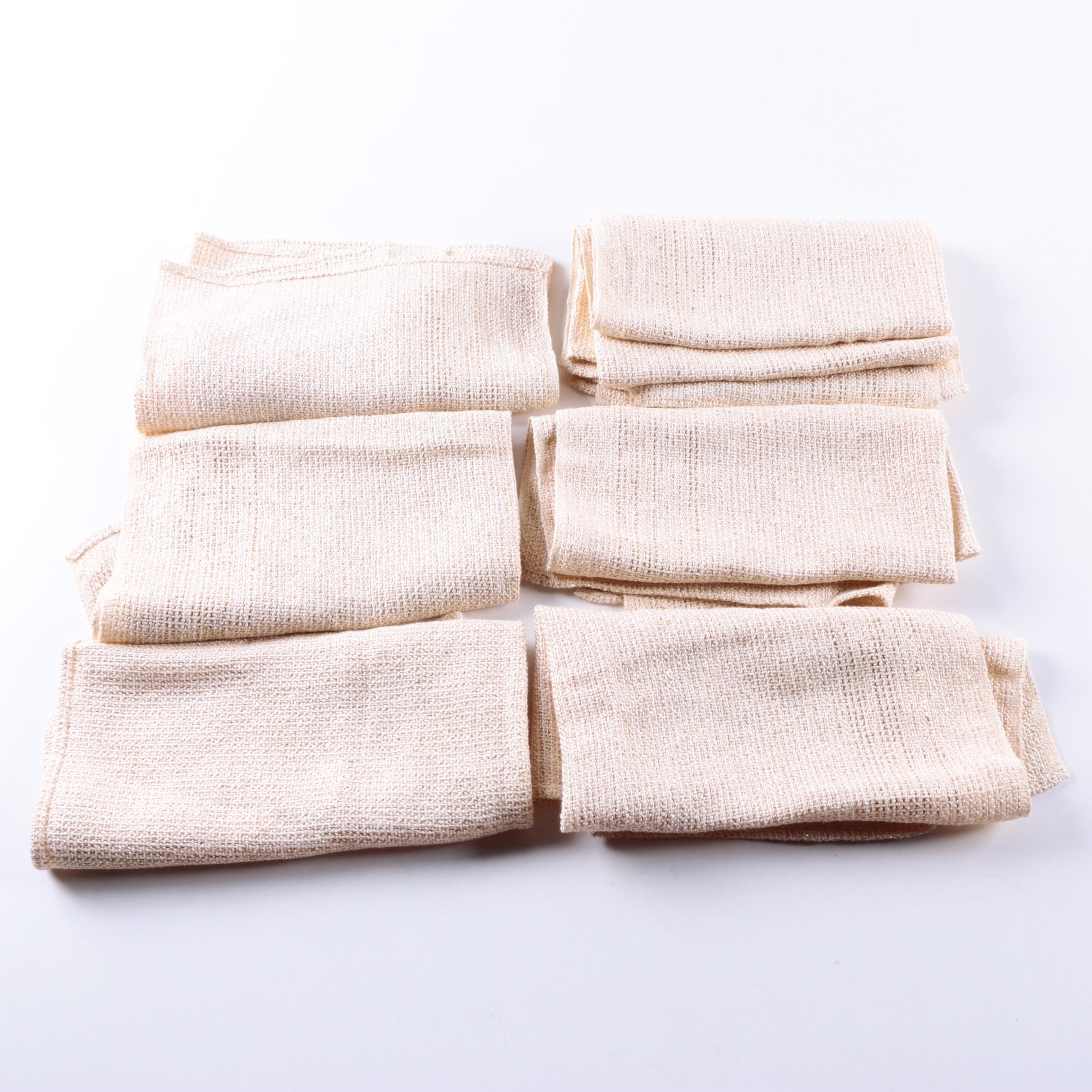 Knit Tablecloth and Napkins