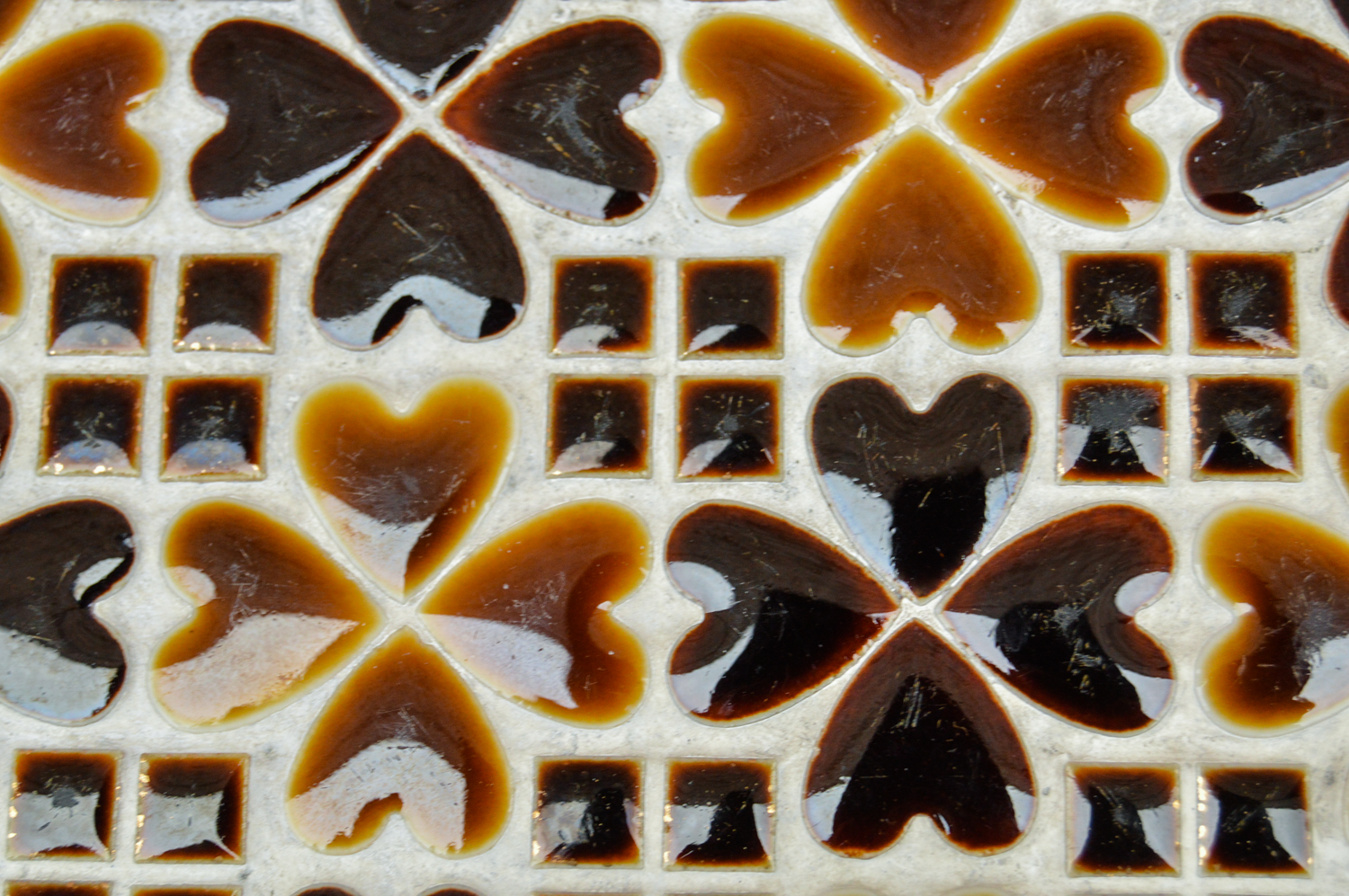 Mid Century Modern Tile Top Coffee Table