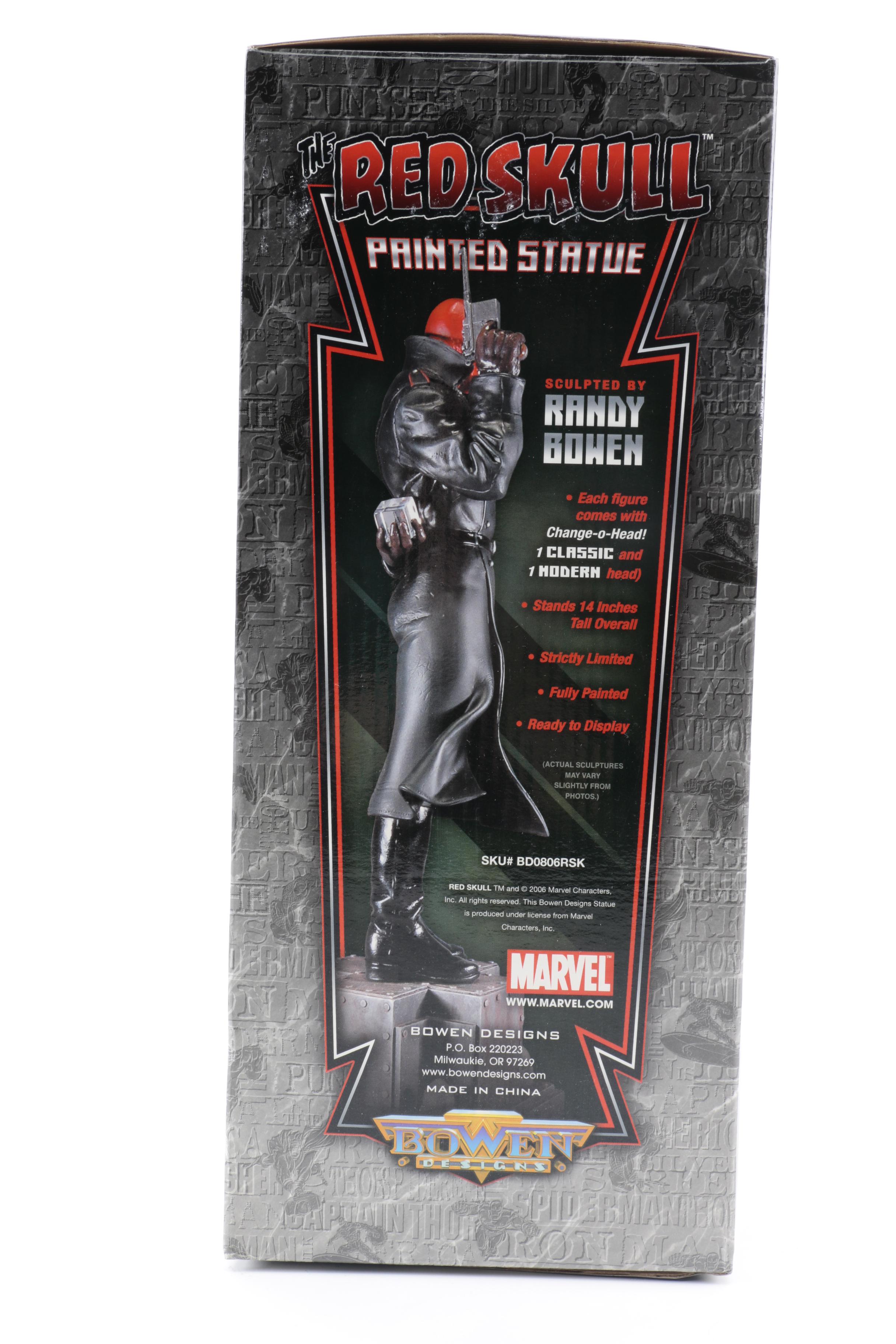 Marvel Comics Red Skull Painted Statue