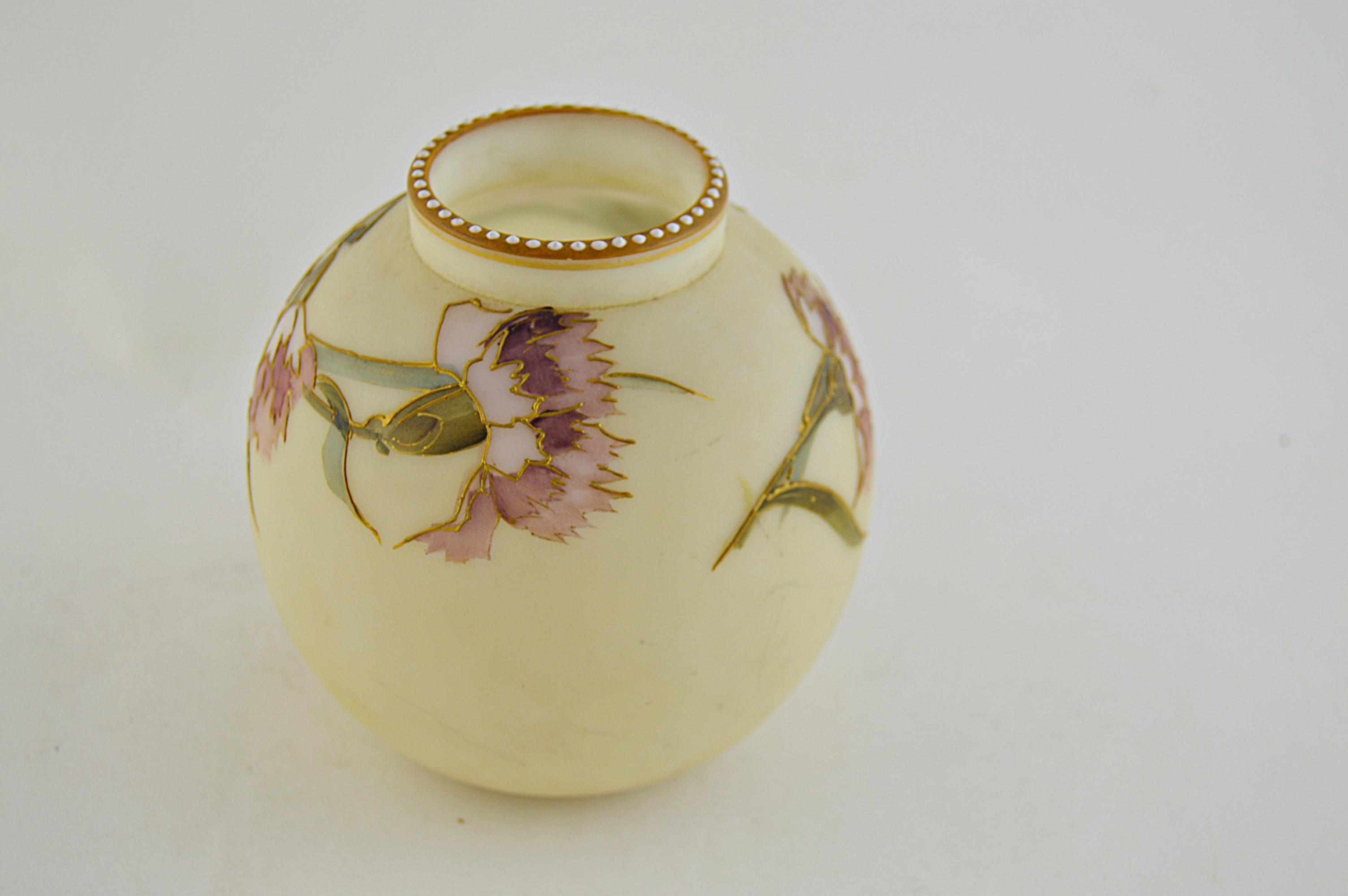 Mount Washington Smith Bros. Opal Art Glass Vase