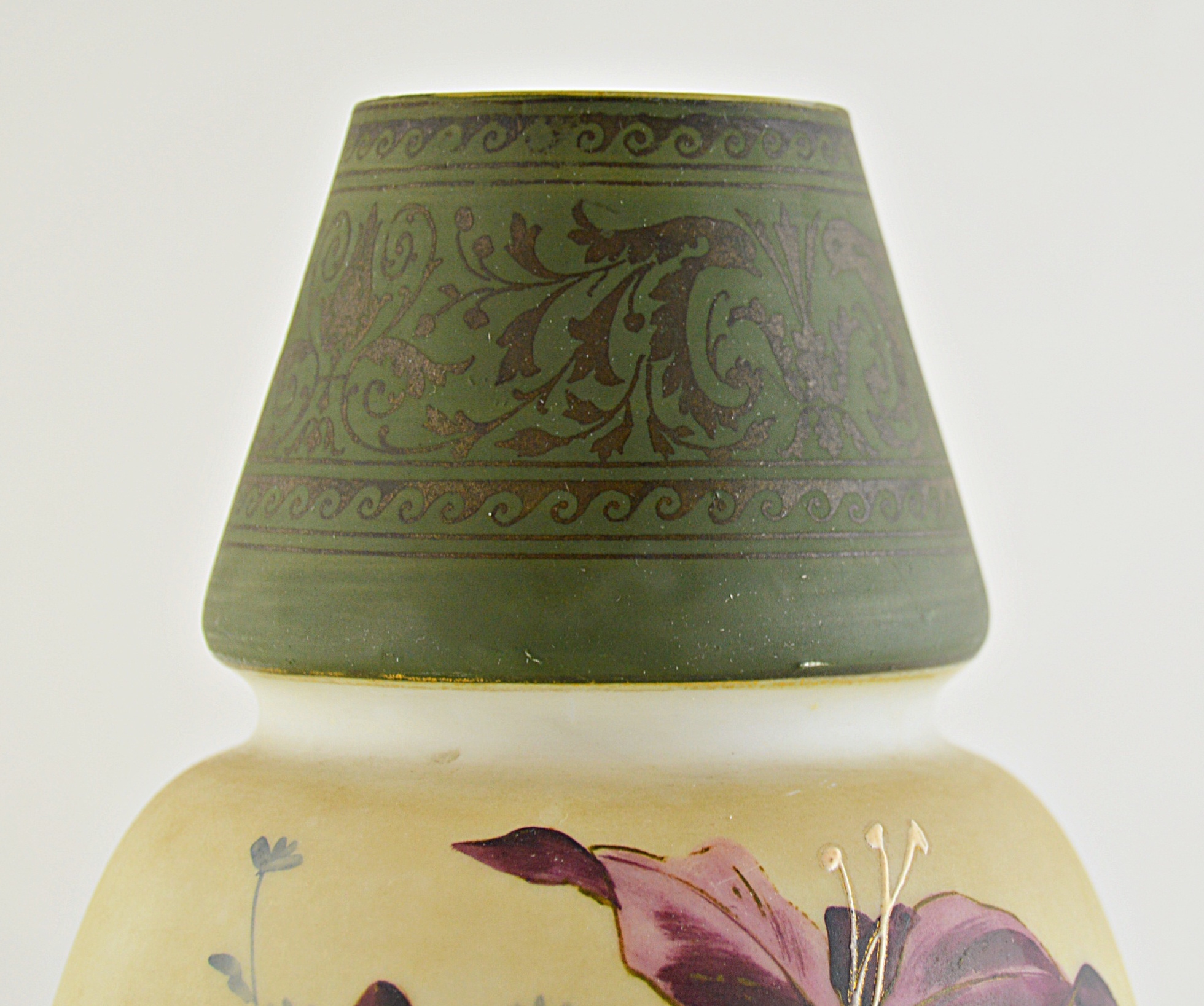 Antique Opaline Art Glass Vase