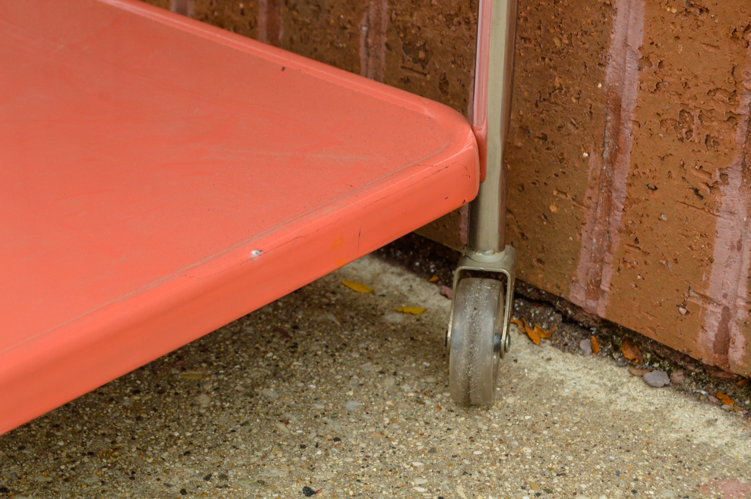 Mid Century Modern Bar Cart with Cutting Board Top