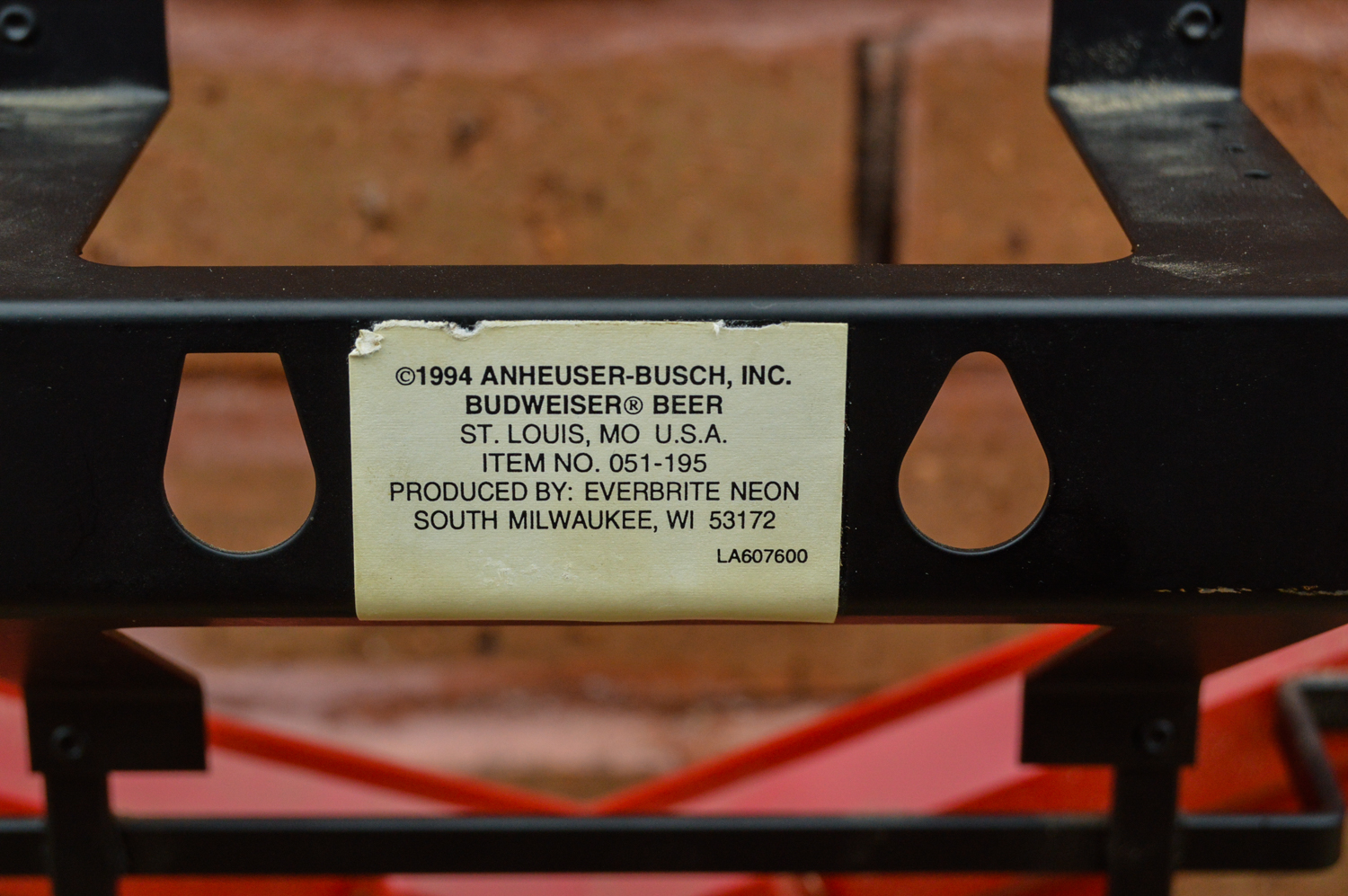 Budweiser Neon Sign