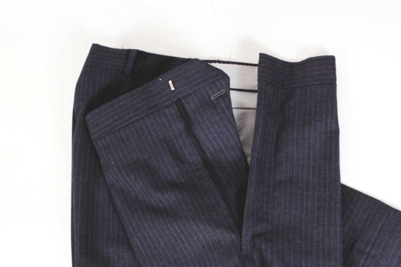 Three Piece Cellini Collection Suit and Garment Bag