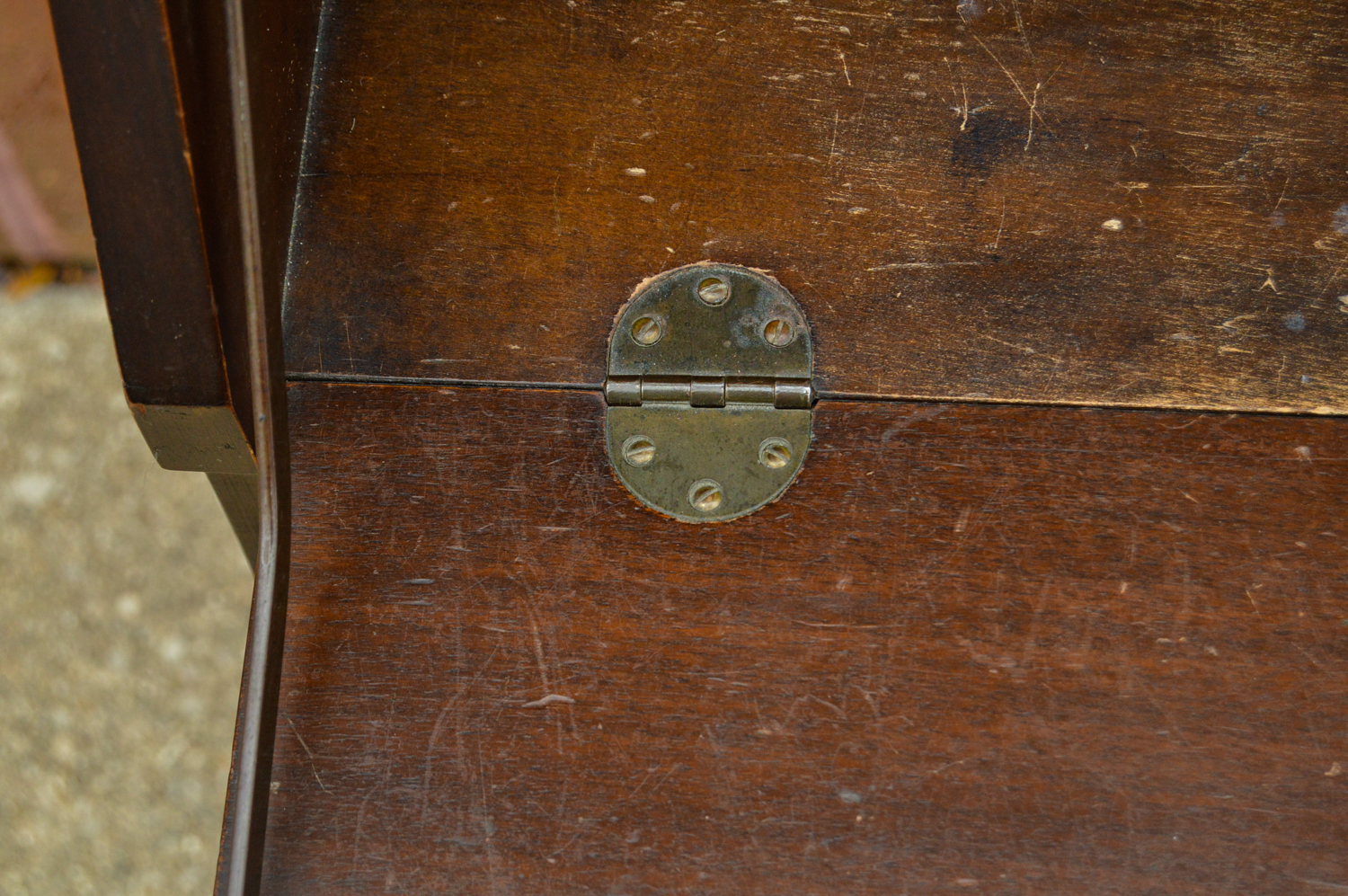 Vintage Slant Front Desk And Chair