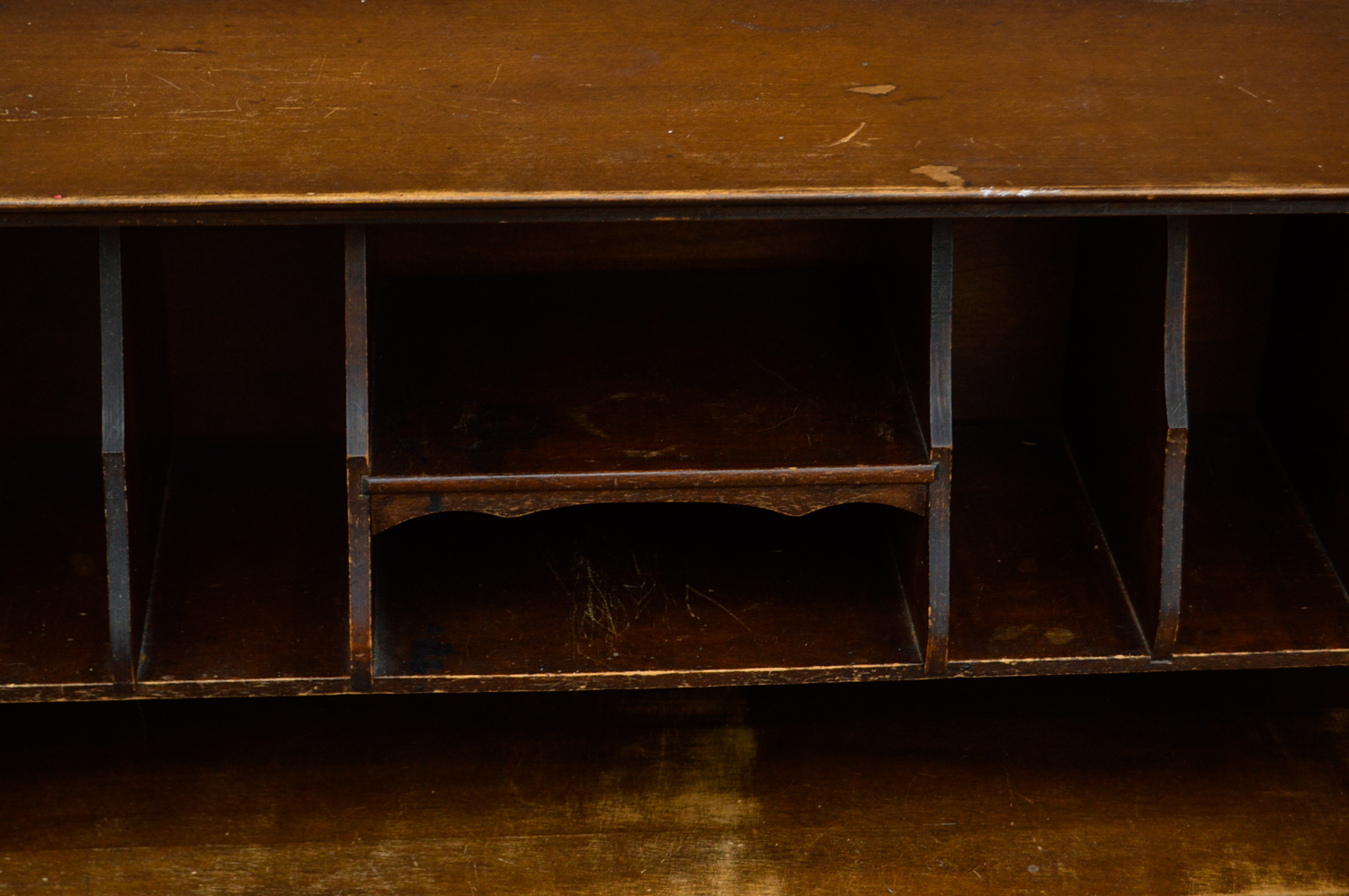 Vintage Slant Front Desk And Chair