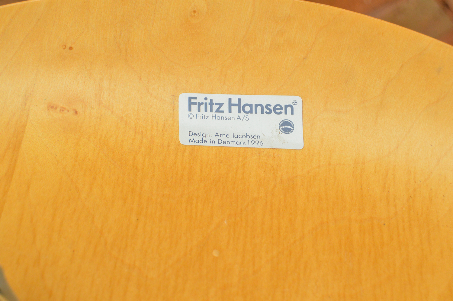 Pair of Danish Modern Chairs by Arne Jacobsen for Fritz Hansen