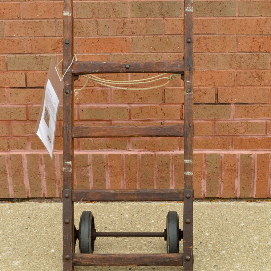 Antique Freight Dolly by Jakes Foundry of Nashville, TN