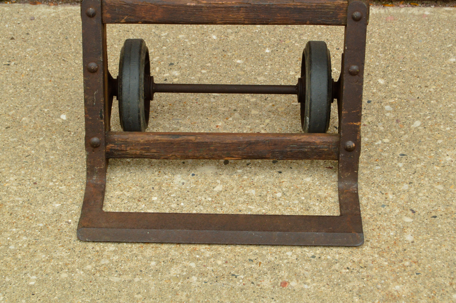 Antique Freight Dolly by Jakes Foundry of Nashville, TN