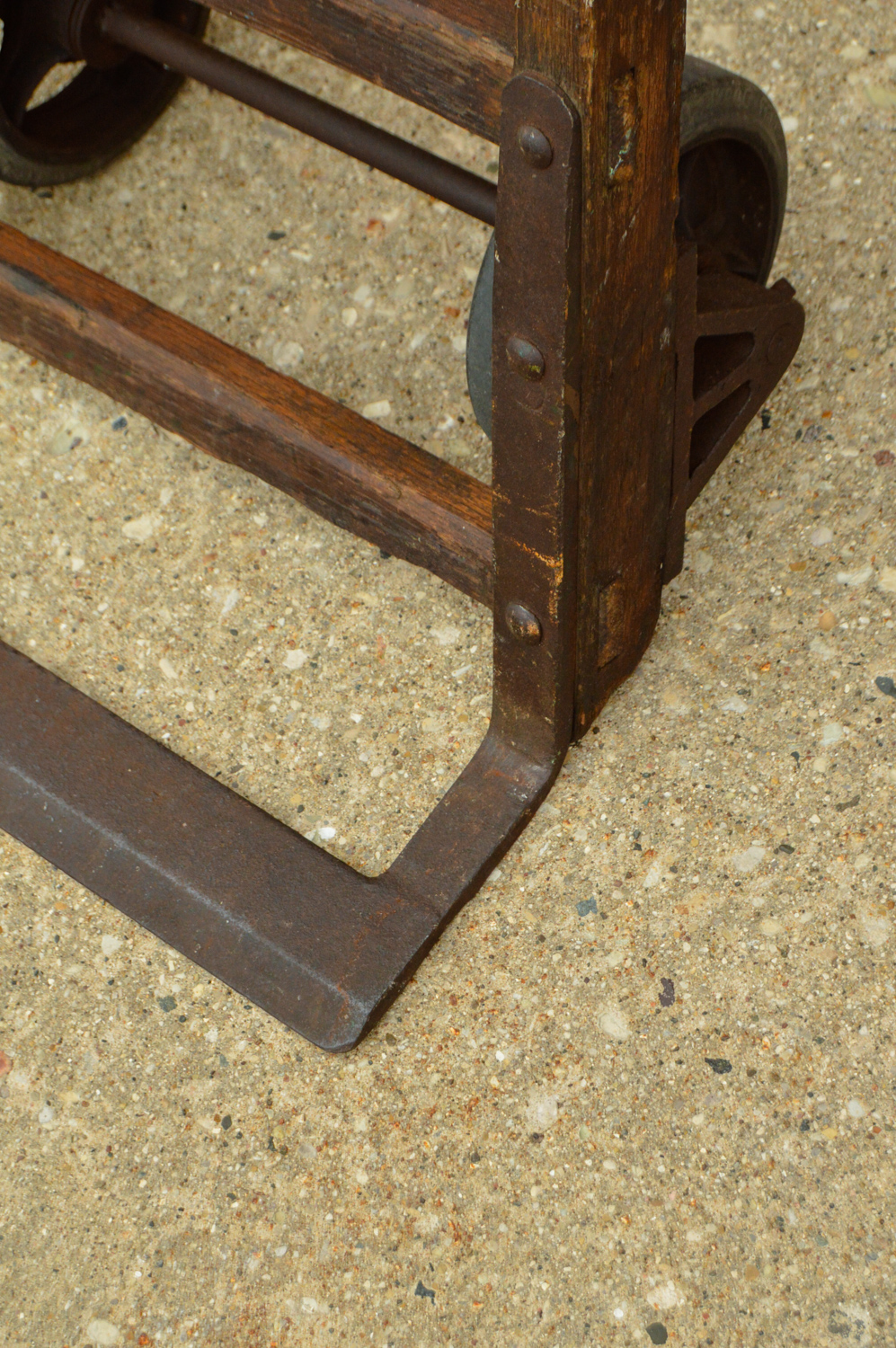 Antique Freight Dolly by Jakes Foundry of Nashville, TN