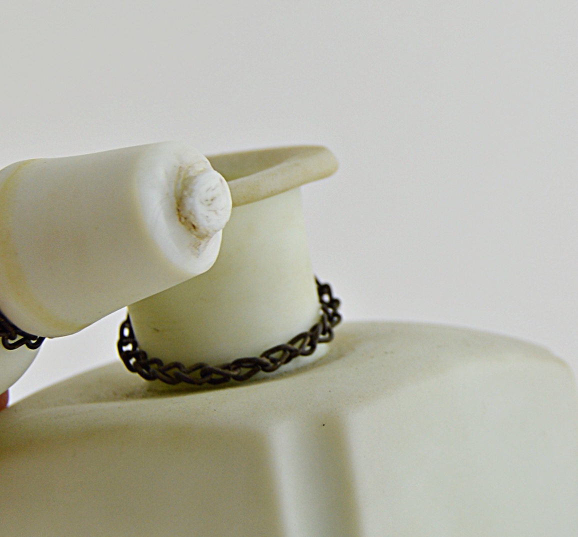 Antique Opaline Art Glass Decanters