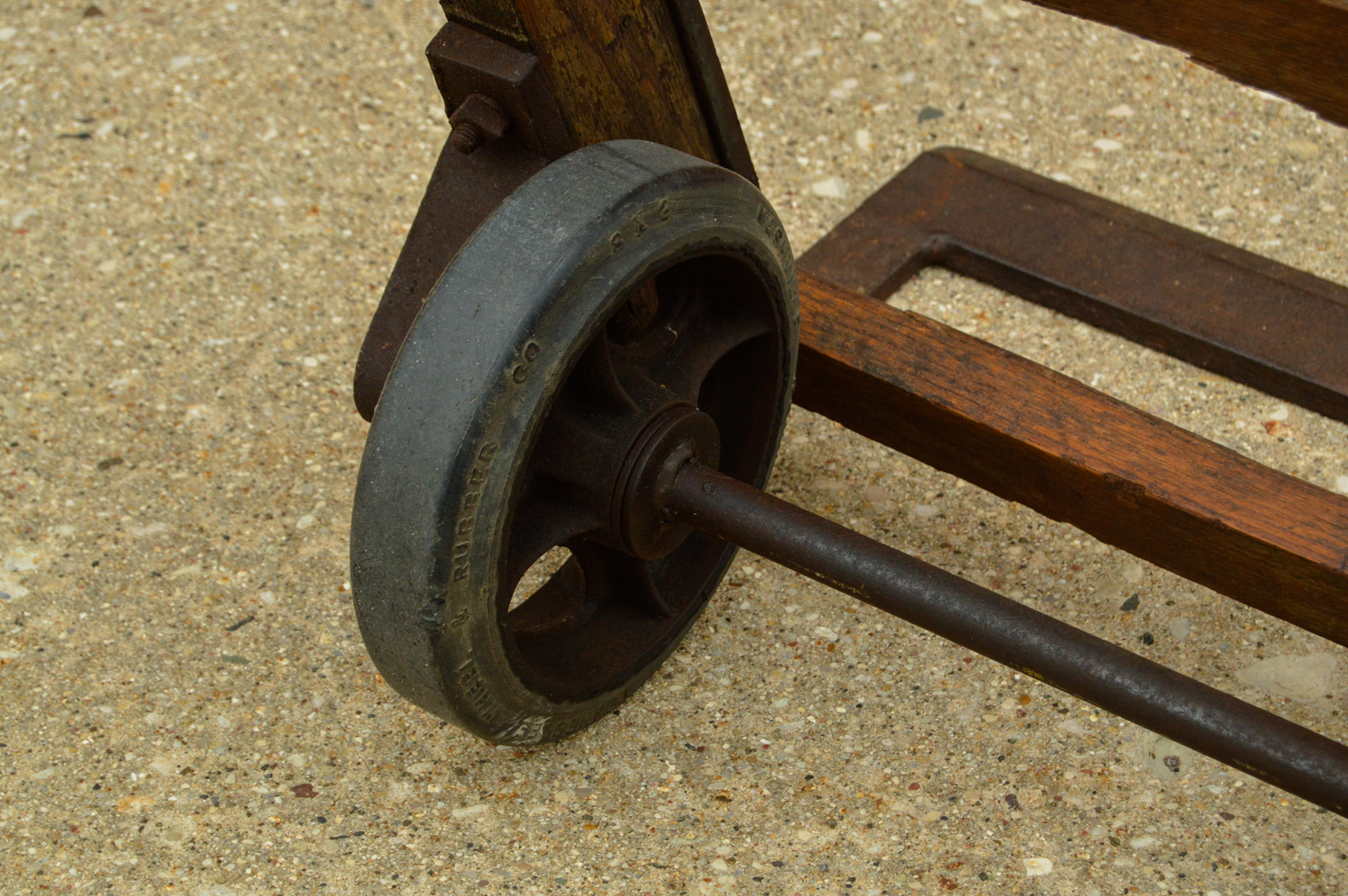 Antique Freight Dolly by Jakes Foundry of Nashville, TN