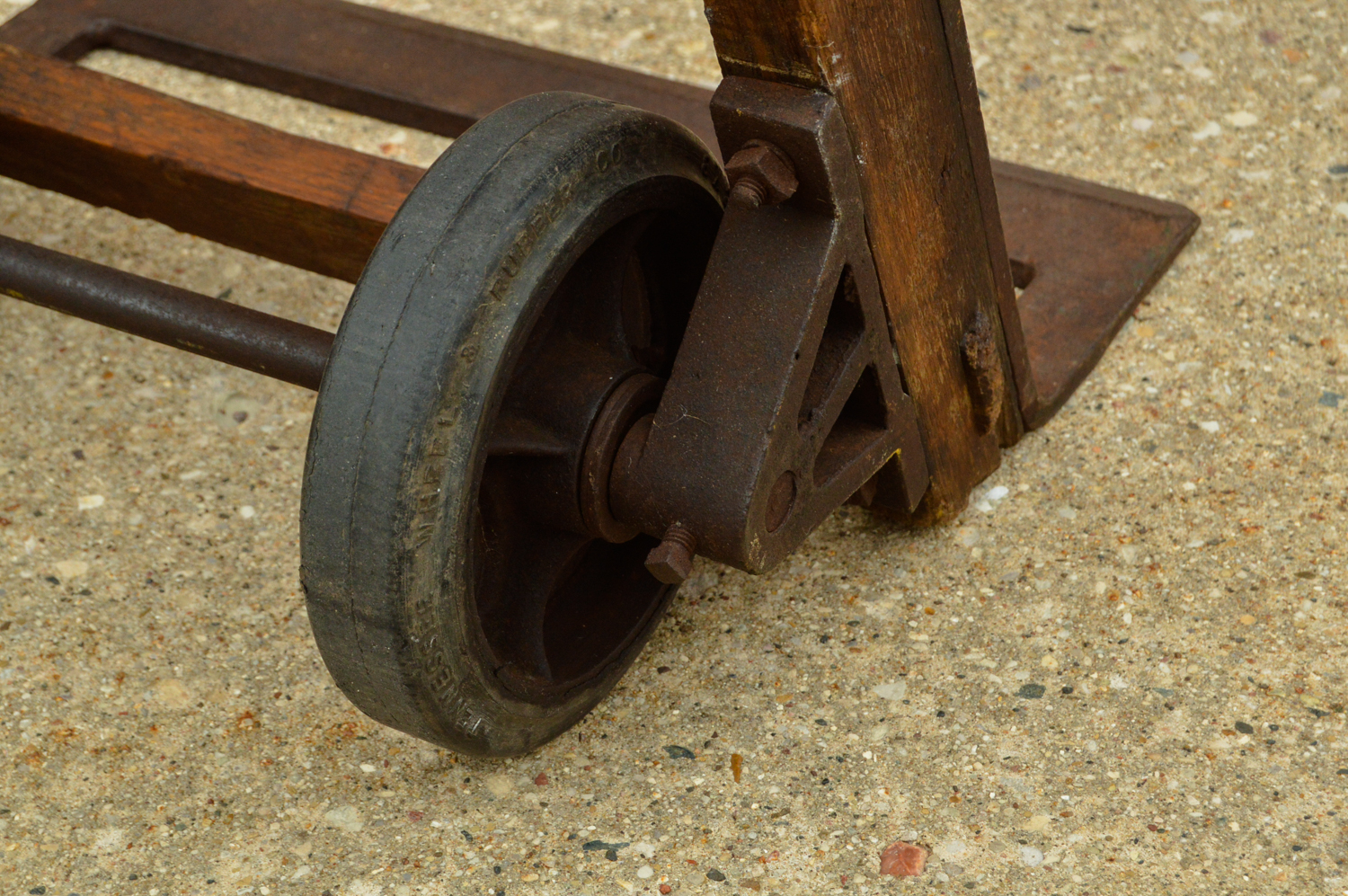 Antique Freight Dolly by Jakes Foundry of Nashville, TN