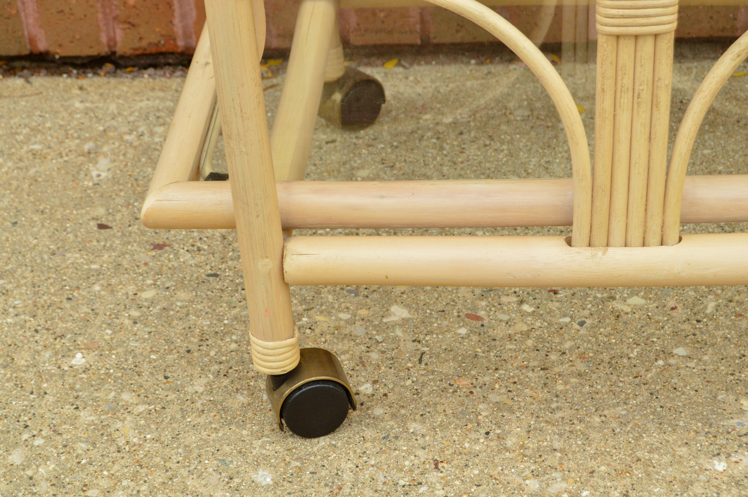 Deco Revival Style Bentwood Bar Cart