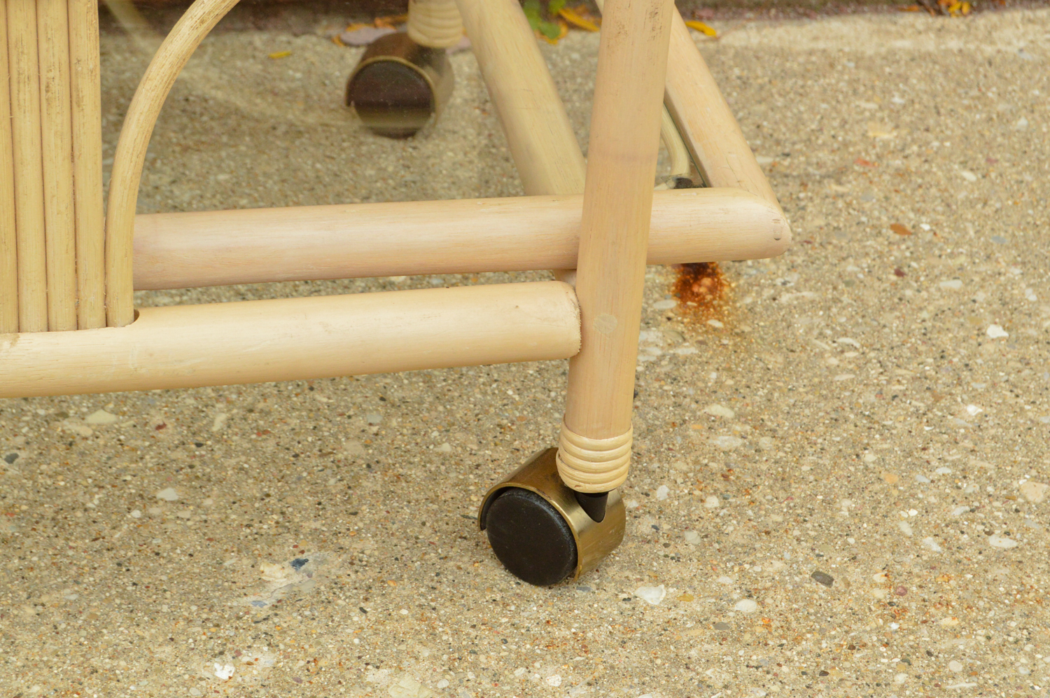 Deco Revival Style Bentwood Bar Cart