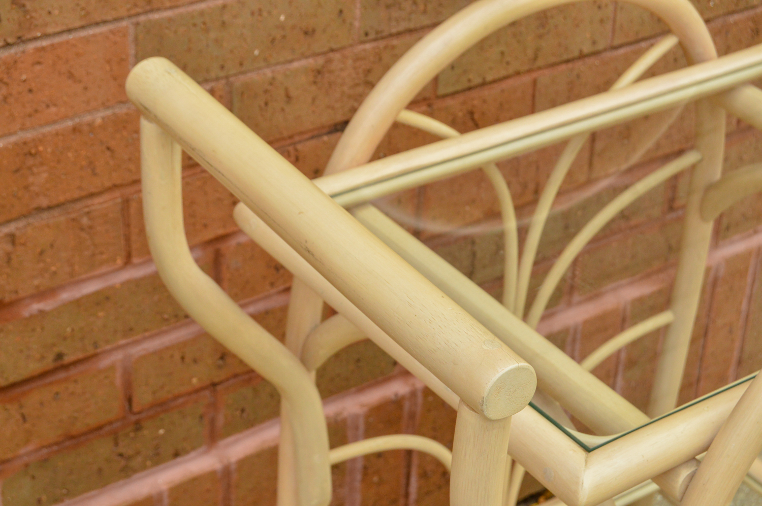 Deco Revival Style Bentwood Bar Cart