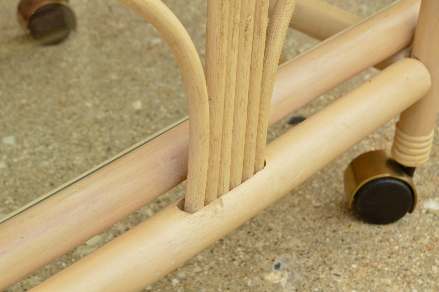 Deco Revival Style Bentwood Bar Cart