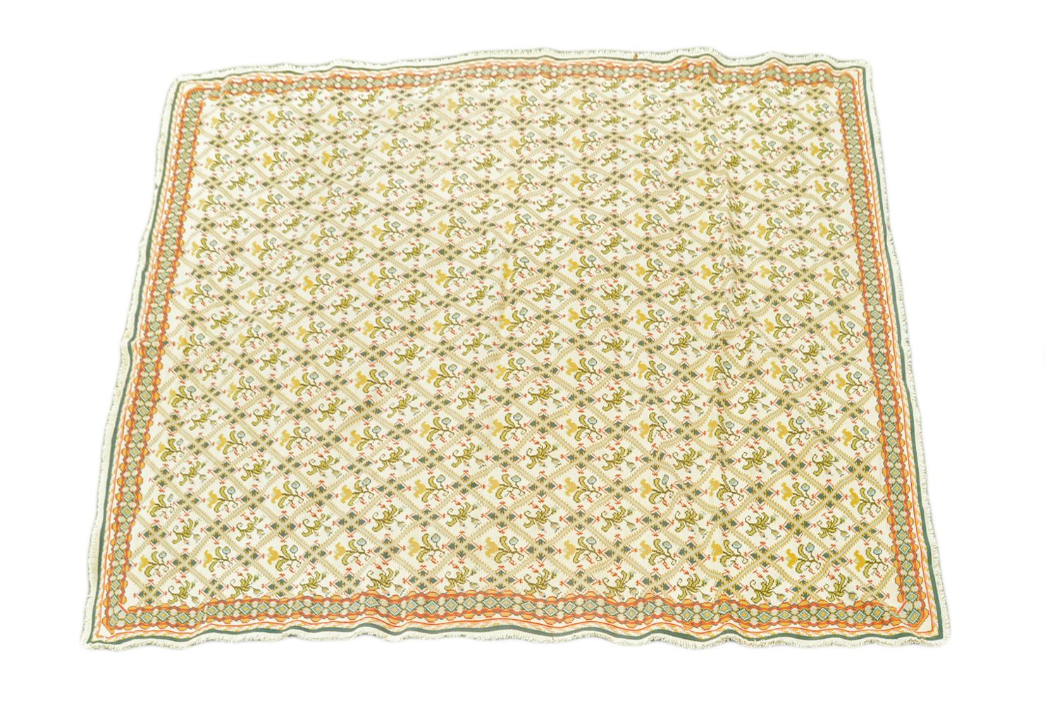 Handwoven Portuguese Arraiolos Area Rug