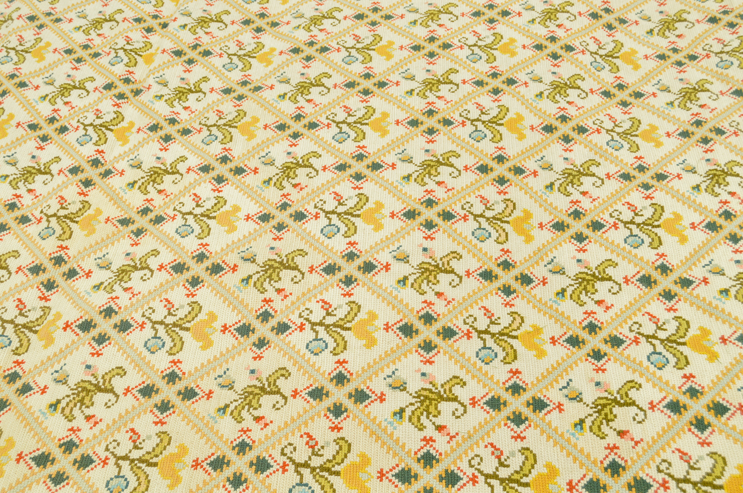 Handwoven Portuguese Arraiolos Area Rug