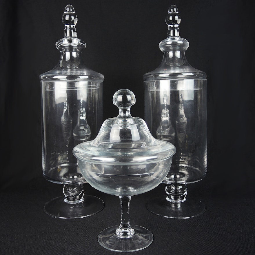 Glass Apothecary Jars