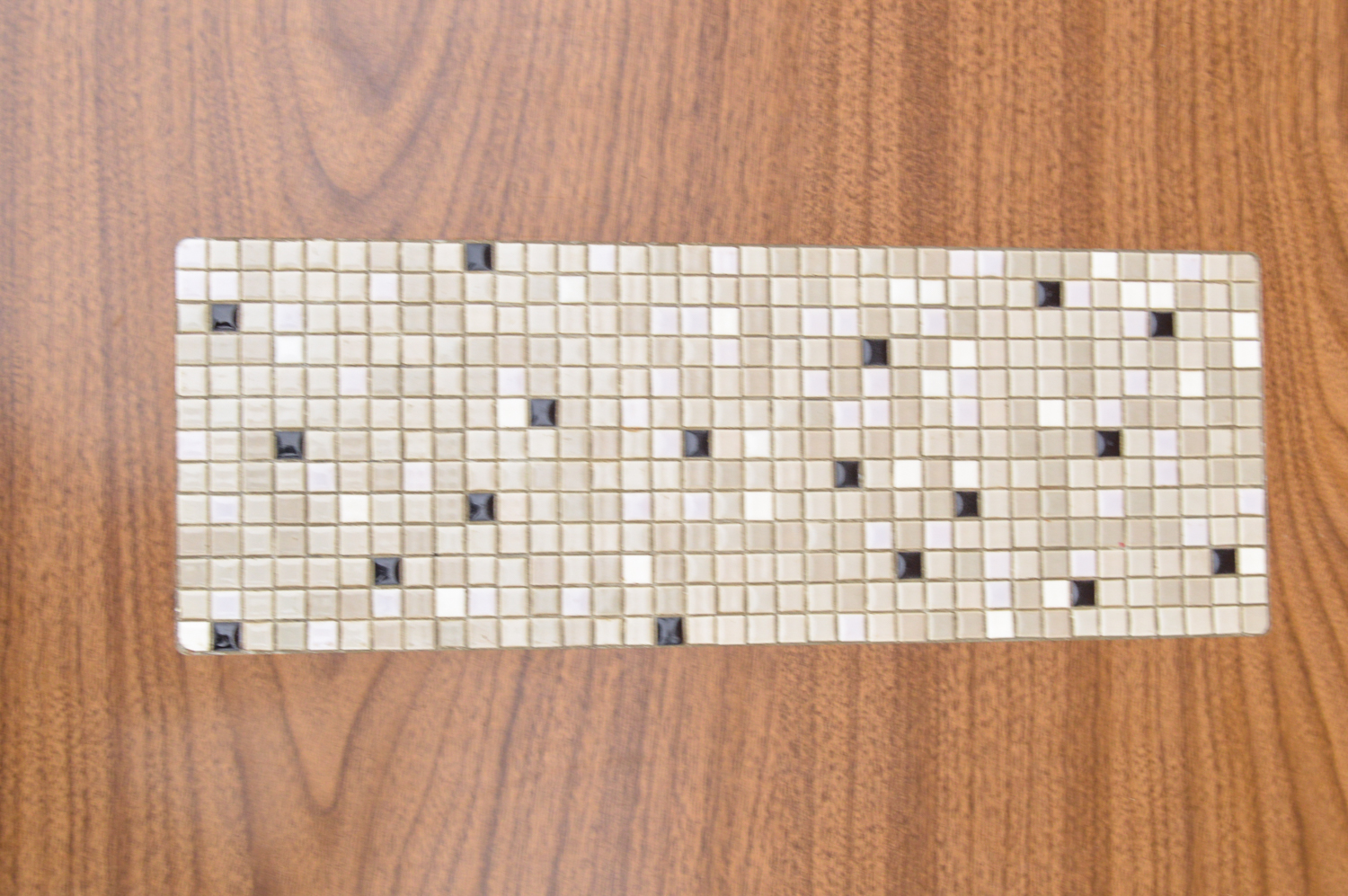 Mid Century Modern Coffee Table with Inset Mosaics